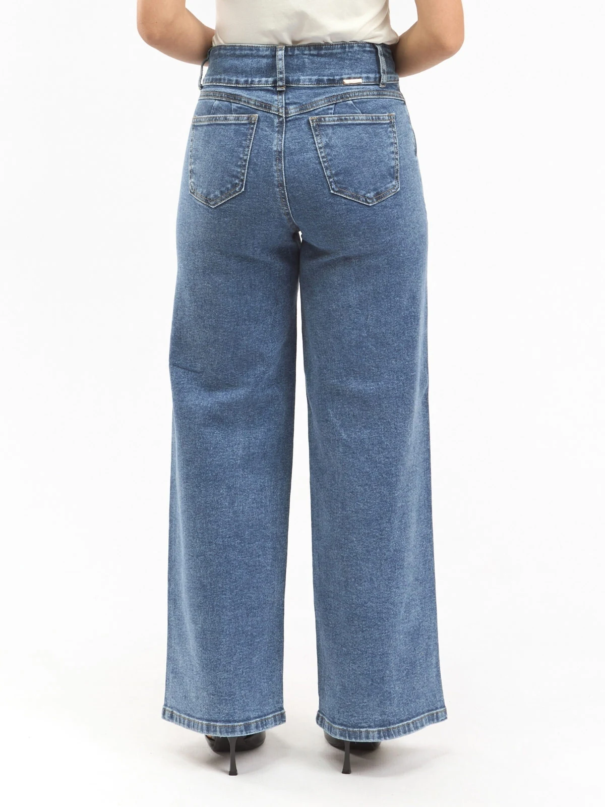 JEANS ALGODÓN WIDELEG MUJER PARADA 111 KALESI - 2