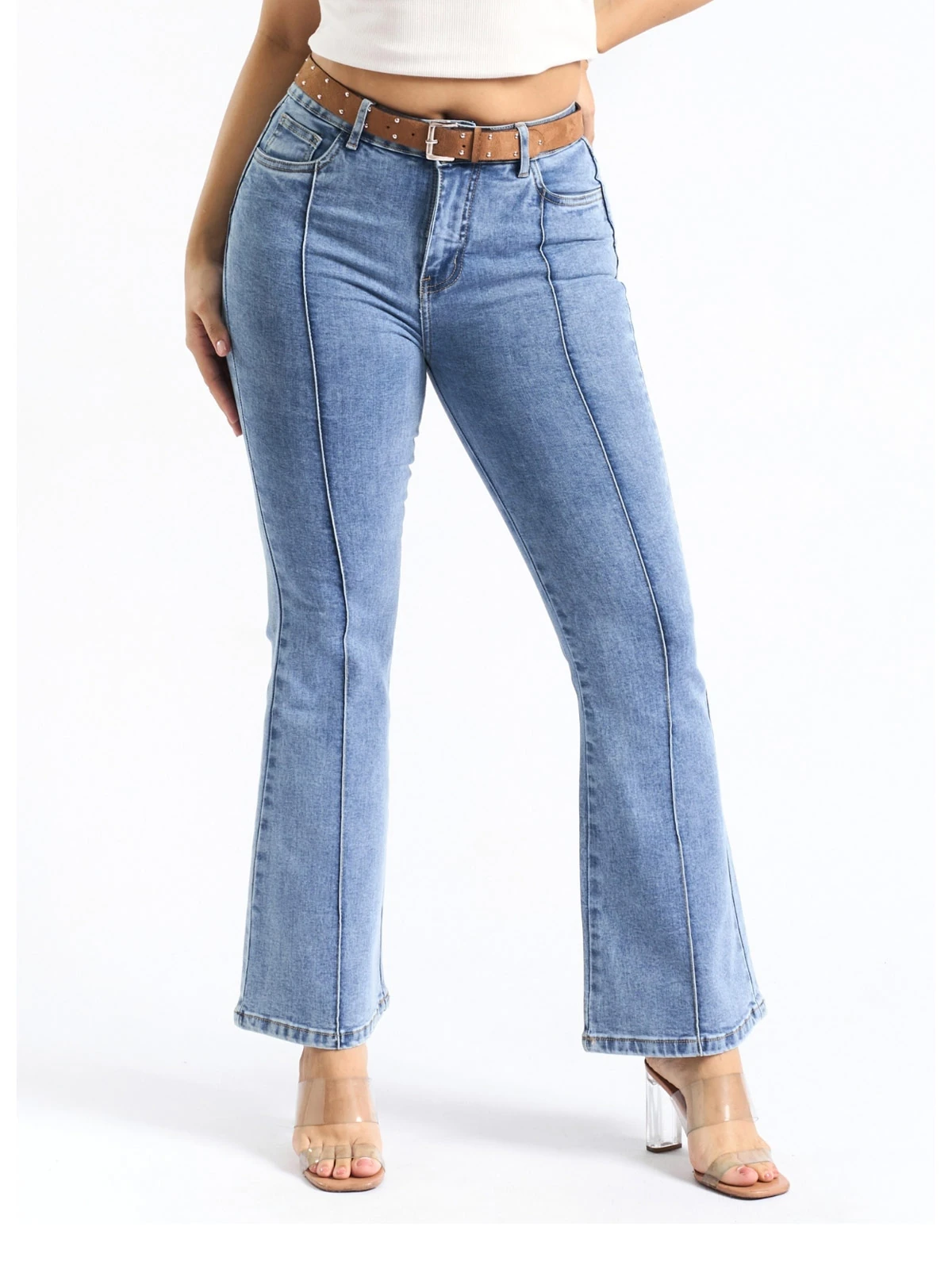 JEANS ALGODÓN FLARE PARADA 111 MAILY - 1