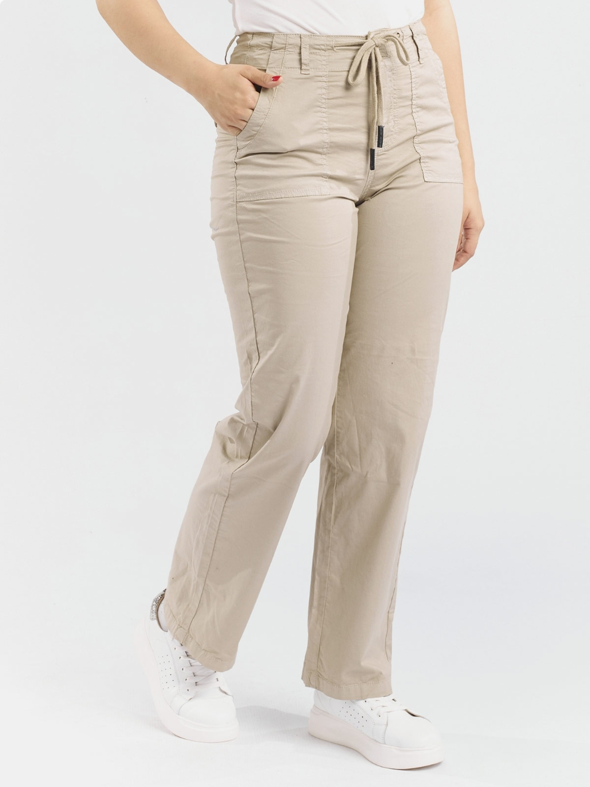 PANTALÓN ALGODÓN RECTO MUJER PARADA 111 CARLA - 3