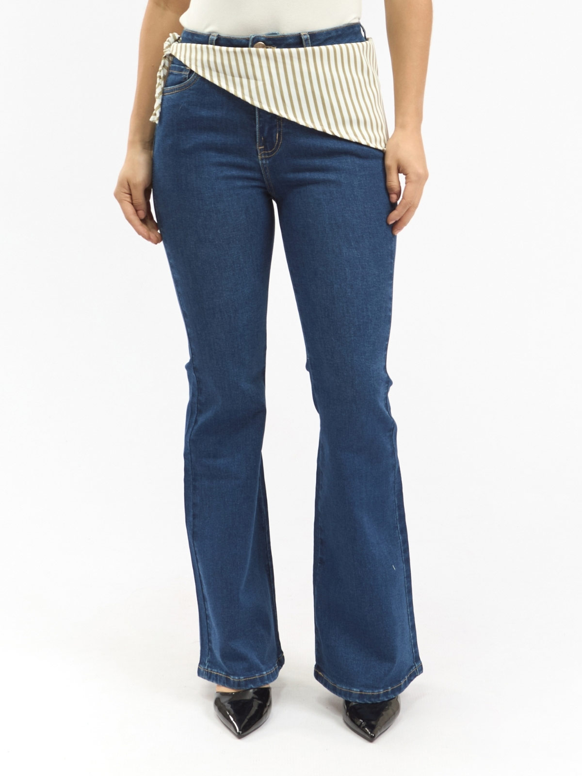 JEANS ALGODÓN FLARE MUJER PARADA 111 FANIA - 1