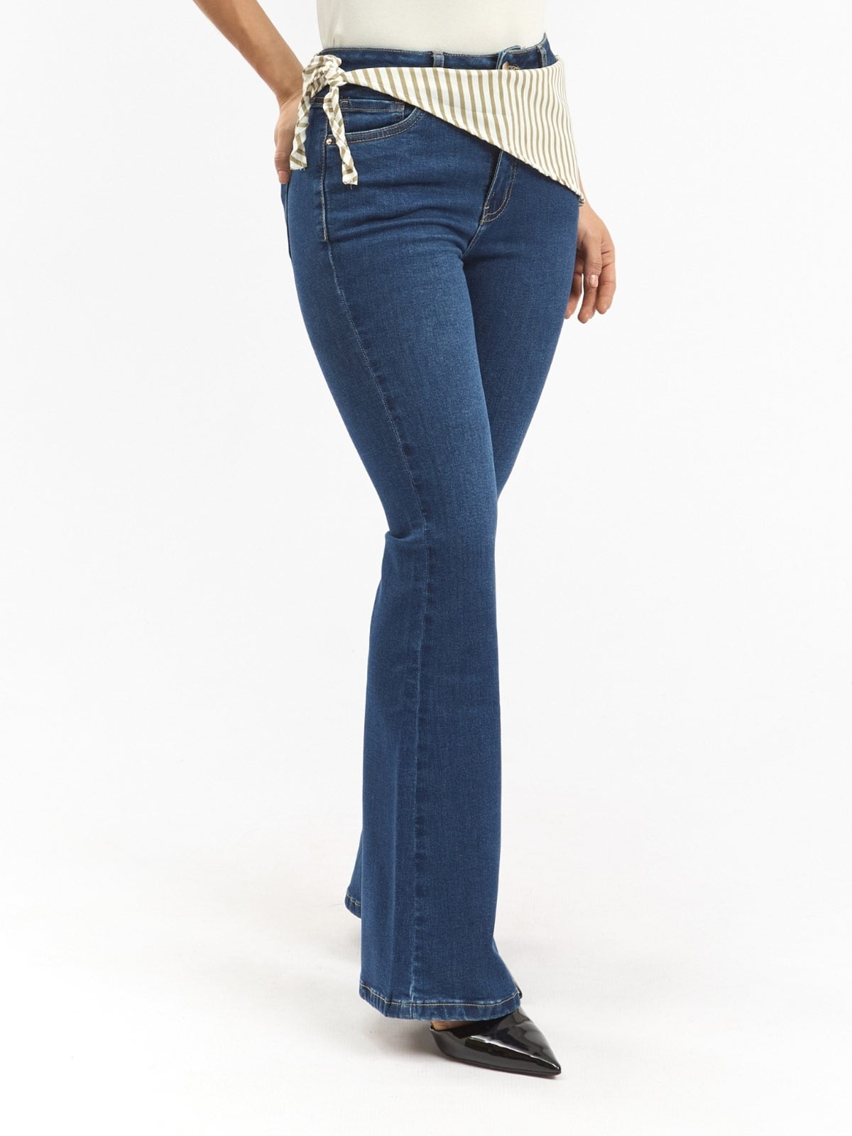 JEANS ALGODÓN FLARE MUJER PARADA 111 FANIA - 3