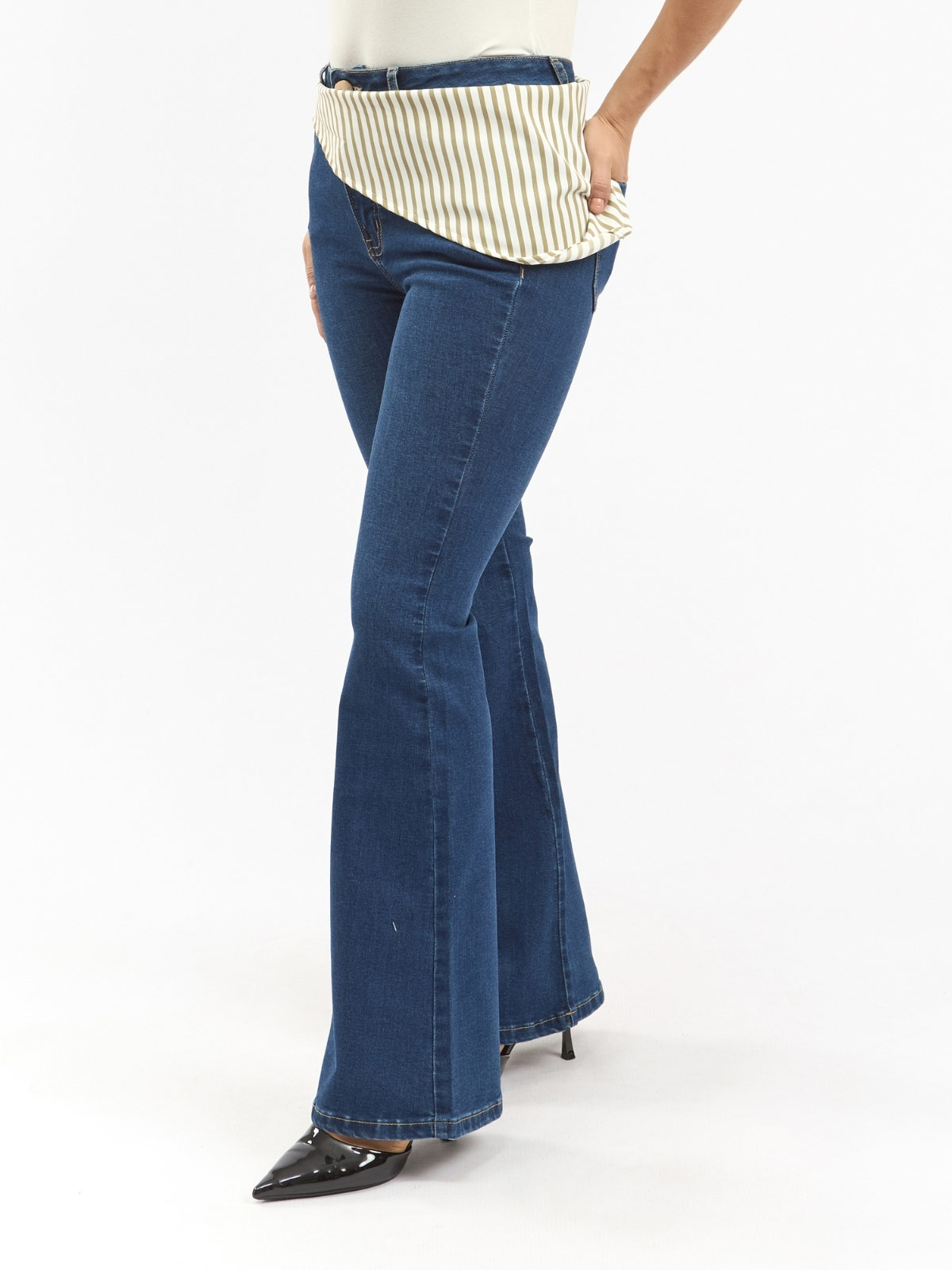 JEANS ALGODÓN FLARE MUJER PARADA 111 FANIA - 4