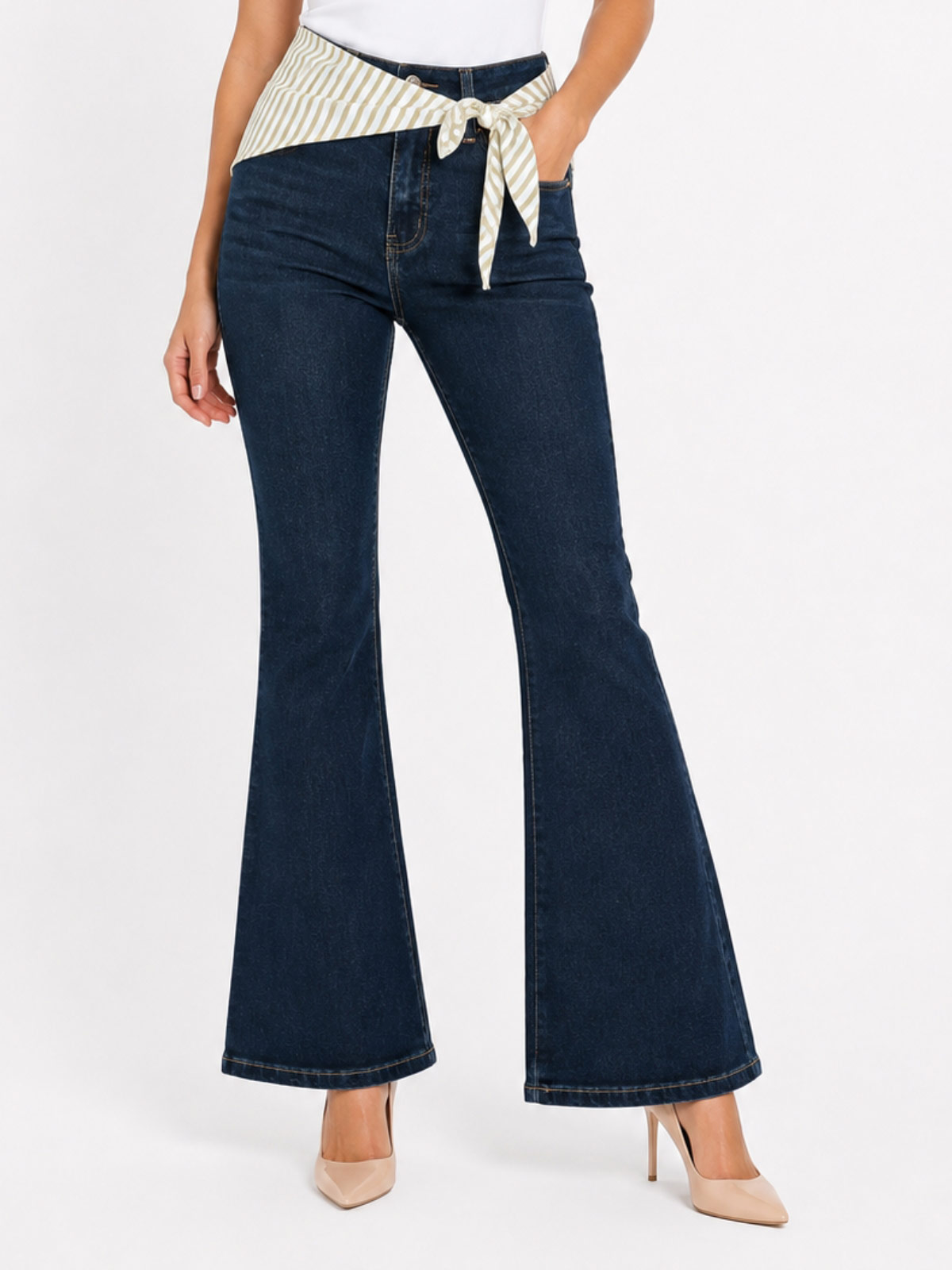 JEANS ALGODÓN FLARE MUJER PARADA 111 FANIA - 2