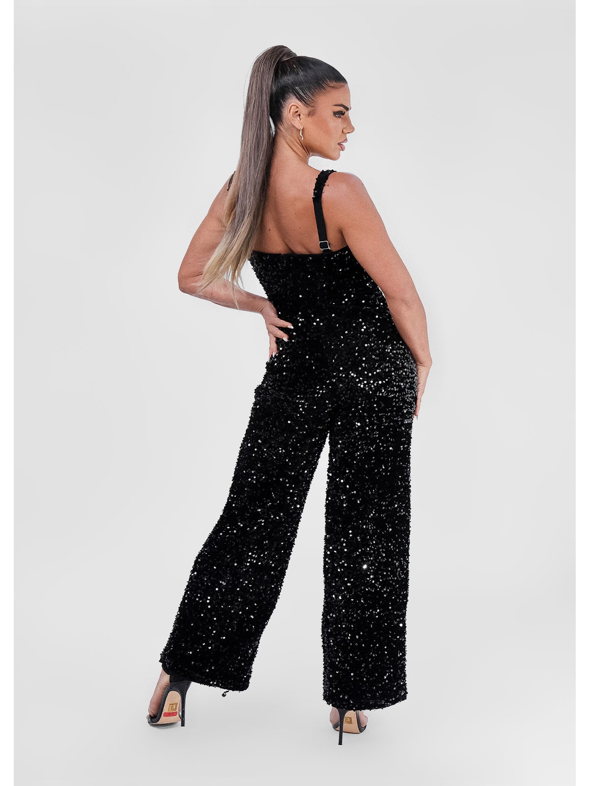 ENTERIZO MUJER GLAM NEGRO IVANNA - 2