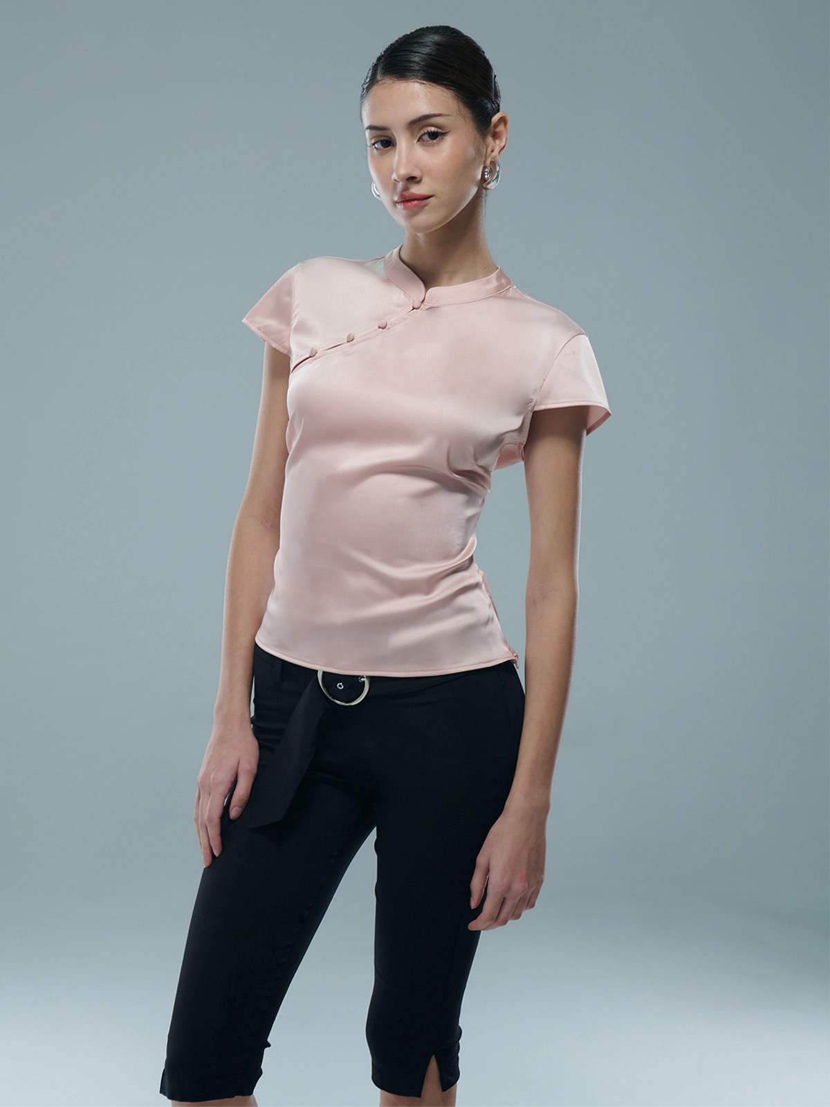 BLUSA MANGA CORTA MUJER INDEX - 1