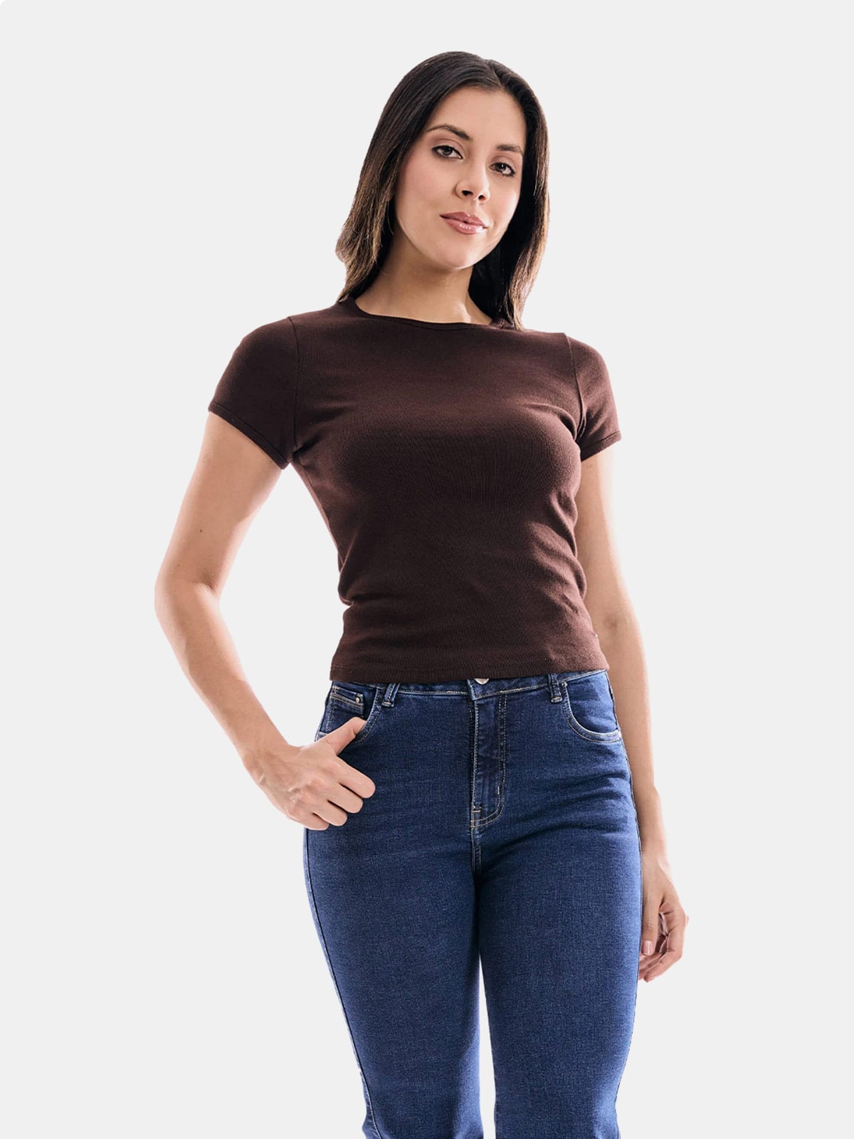 POLO MANGA CORTA ALGODÓN MUJER METAL JEANS ARIA - 1