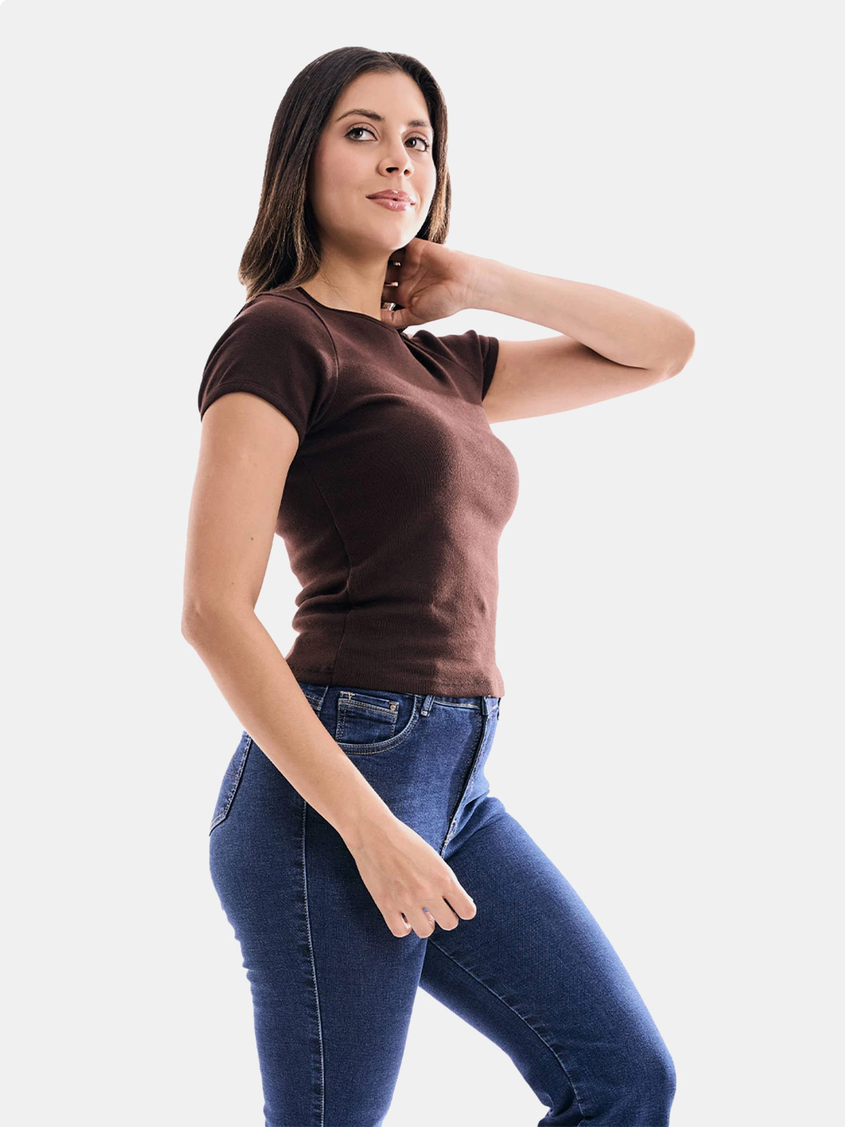 POLO MANGA CORTA ALGODÓN MUJER METAL JEANS ARIA - 3