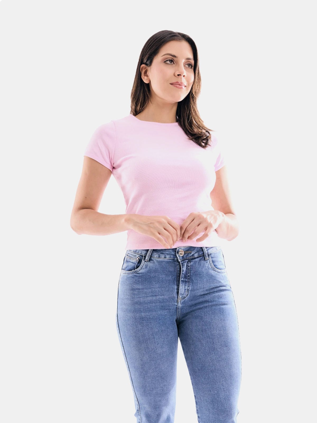 POLO MANGA CORTA ALGODÓN MUJER METAL JEANS ARIA - 1