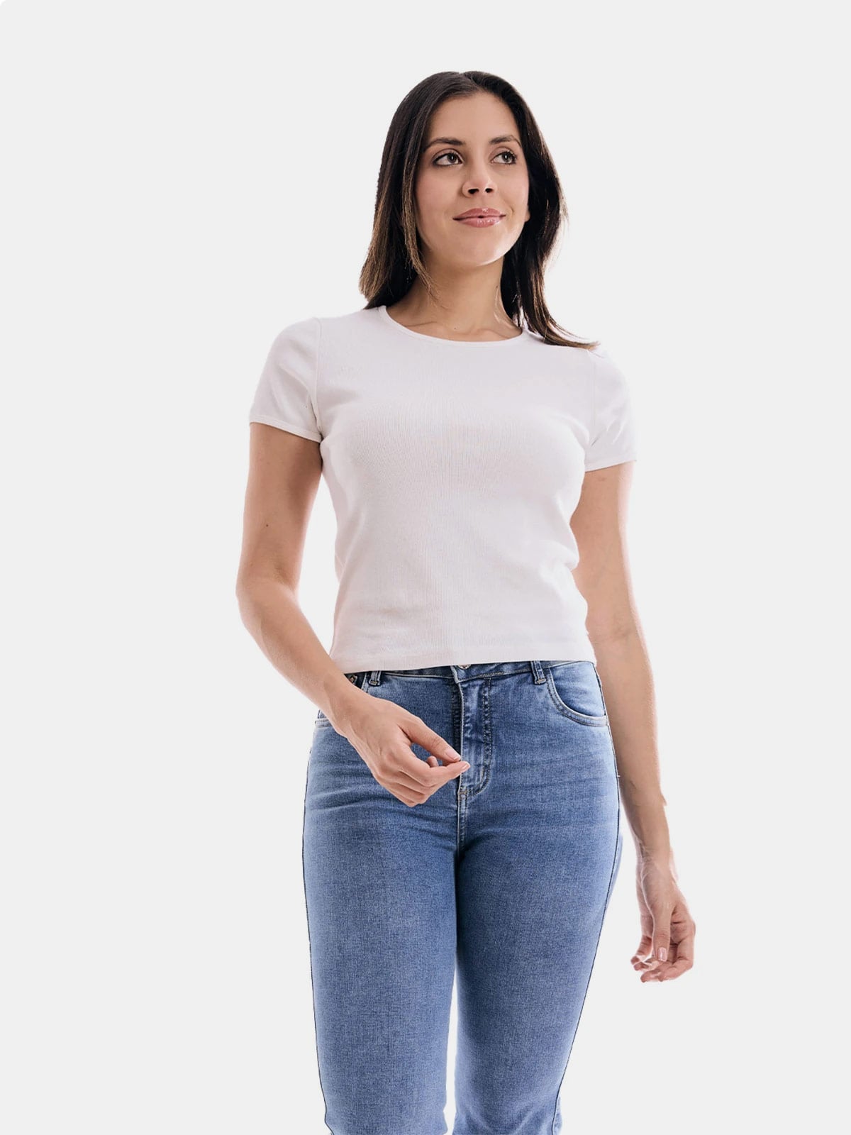 POLO MANGA CORTA ALGODÓN MUJER METAL JEANS ARIA - 1
