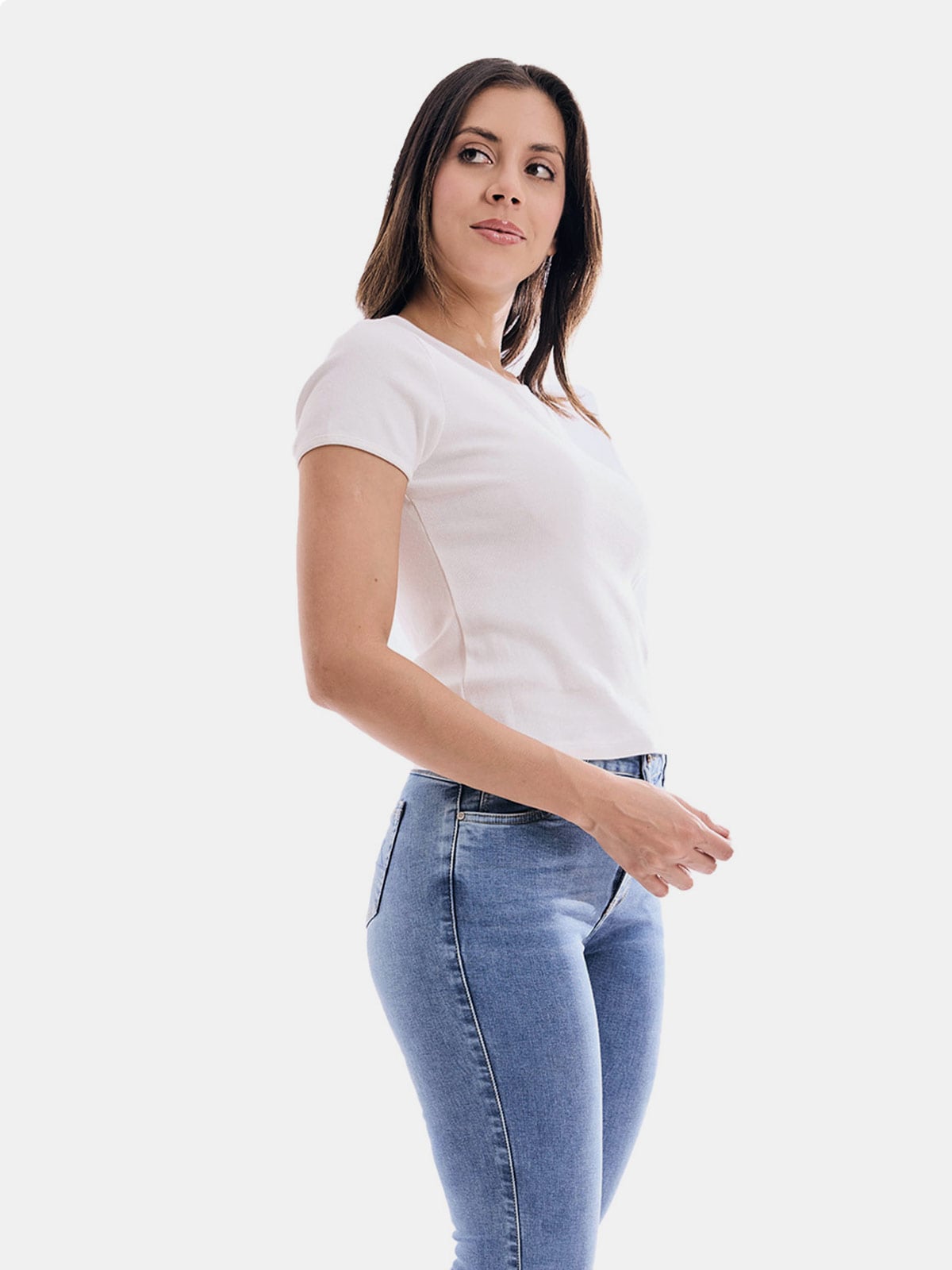 POLO MANGA CORTA ALGODÓN MUJER METAL JEANS ARIA - 3