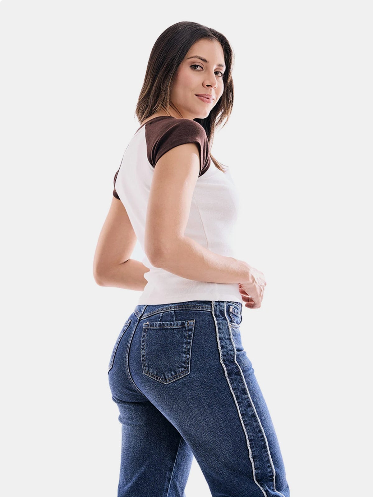 POLO ALGODÓN MUJER METAL JEANS RANGLAN MIA - 2