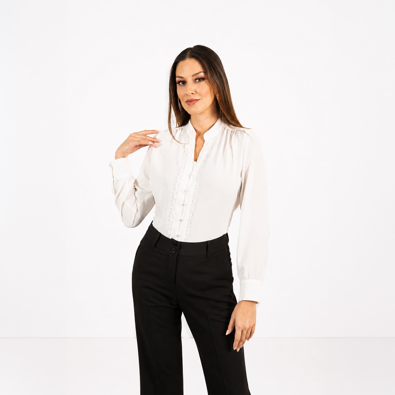 BLUSA MUJER CP MODA DE COLECCIÓN NEGRO REGENTE - 1