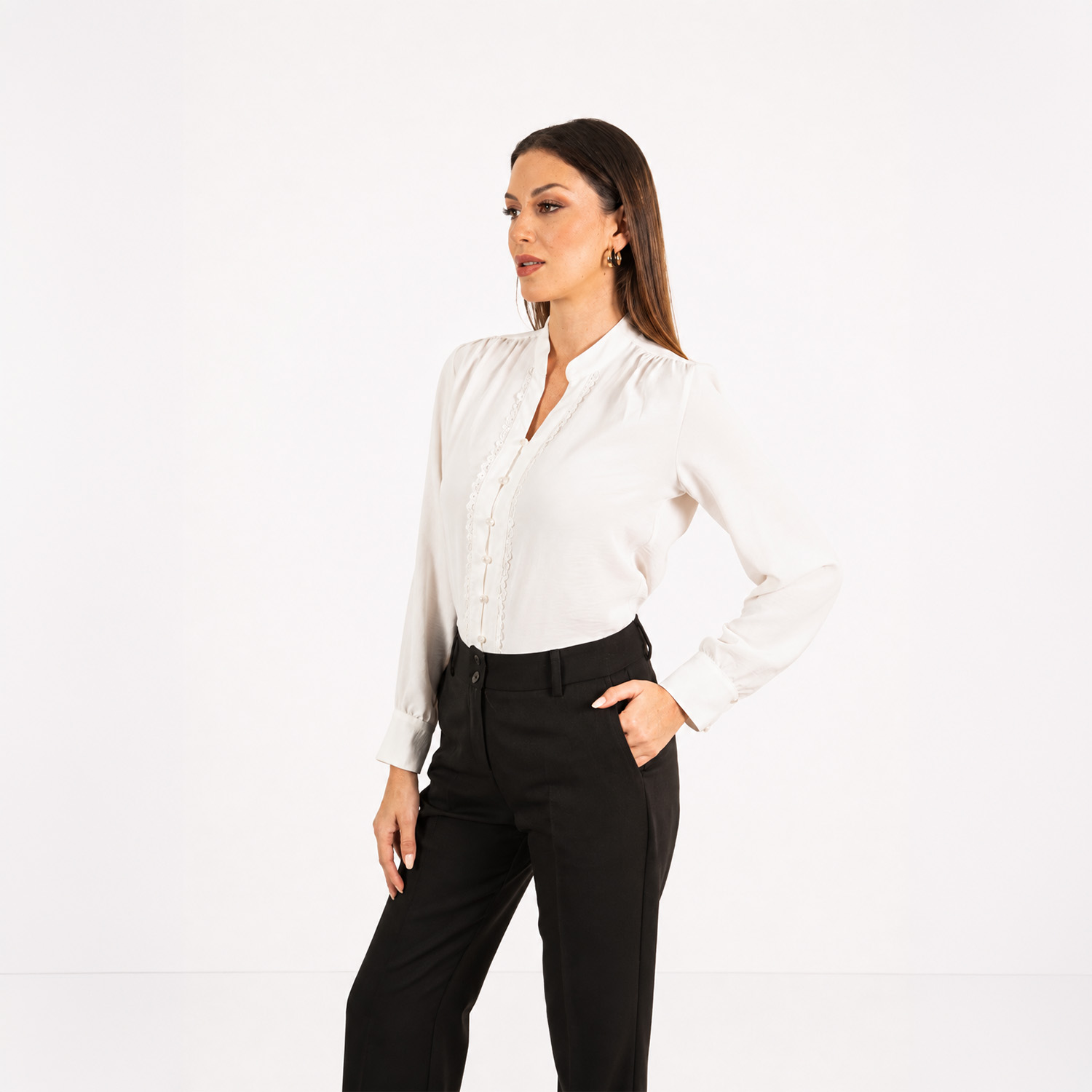 BLUSA MUJER CP MODA DE COLECCIÓN NEGRO REGENTE - 2