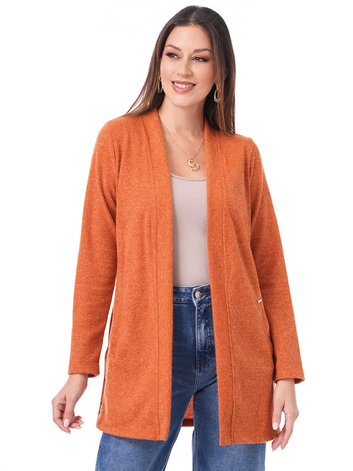 CARDIGAN MANGA LARGA MUJER CP MODA DE COLECCIÓN LUANG - 1
