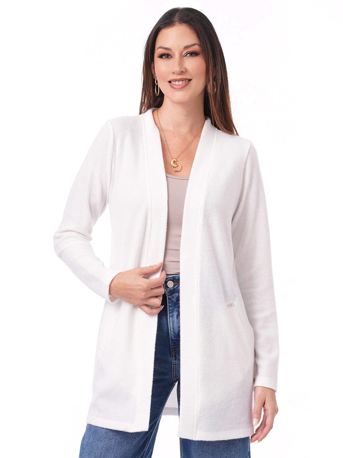 CARDIGAN MANGA LARGA MUJER CP MODA DE COLECCIÓN LUANG - 1