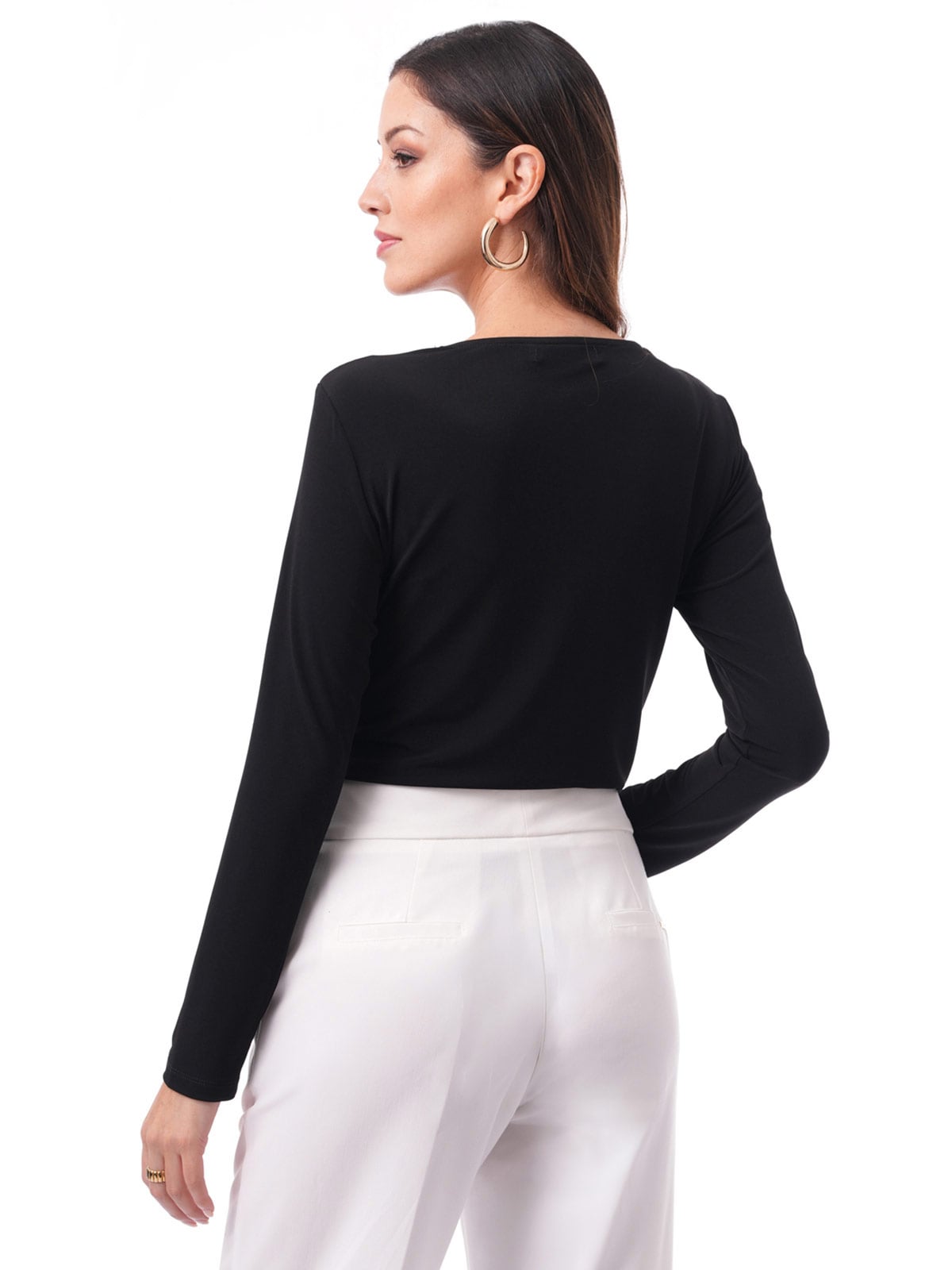 POLO MANGA LARGA MUJER CP MODA DE COLECCIÓN NEGRO SONOMA - 2