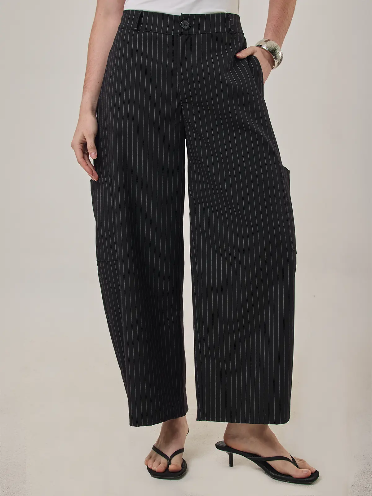 PANTALÓN ALGODÓN REGULAR MUJER BARBADOS - 3