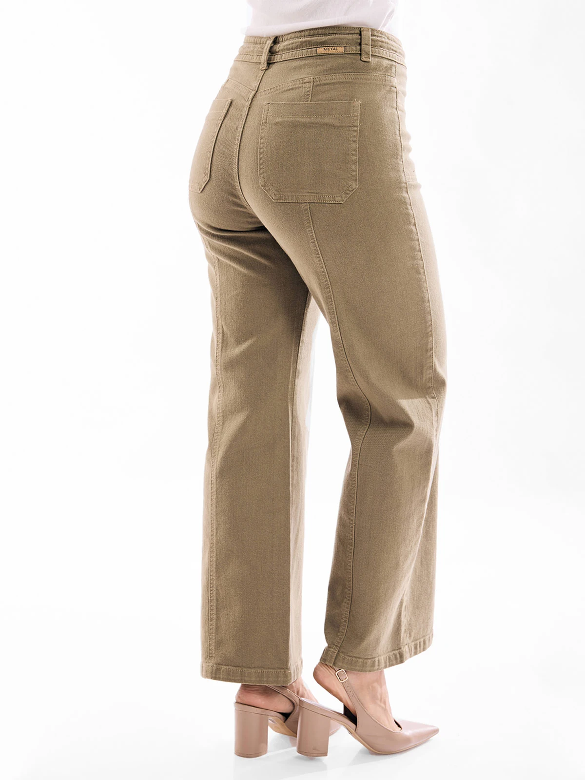 JEANS ALGODÓN WIDE LEG MUJER METRAL JEANS CLAUDIA - 3