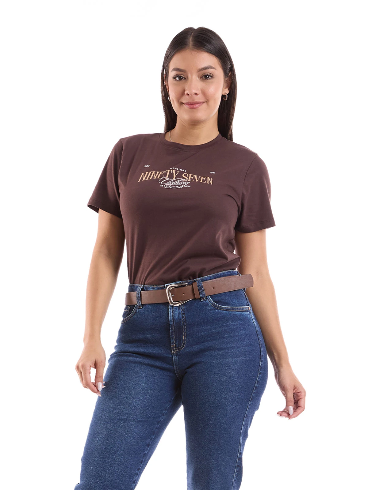 POLO MANGA CORTA ALGODÓN MUJER METAL JEANS SEVEN - 3