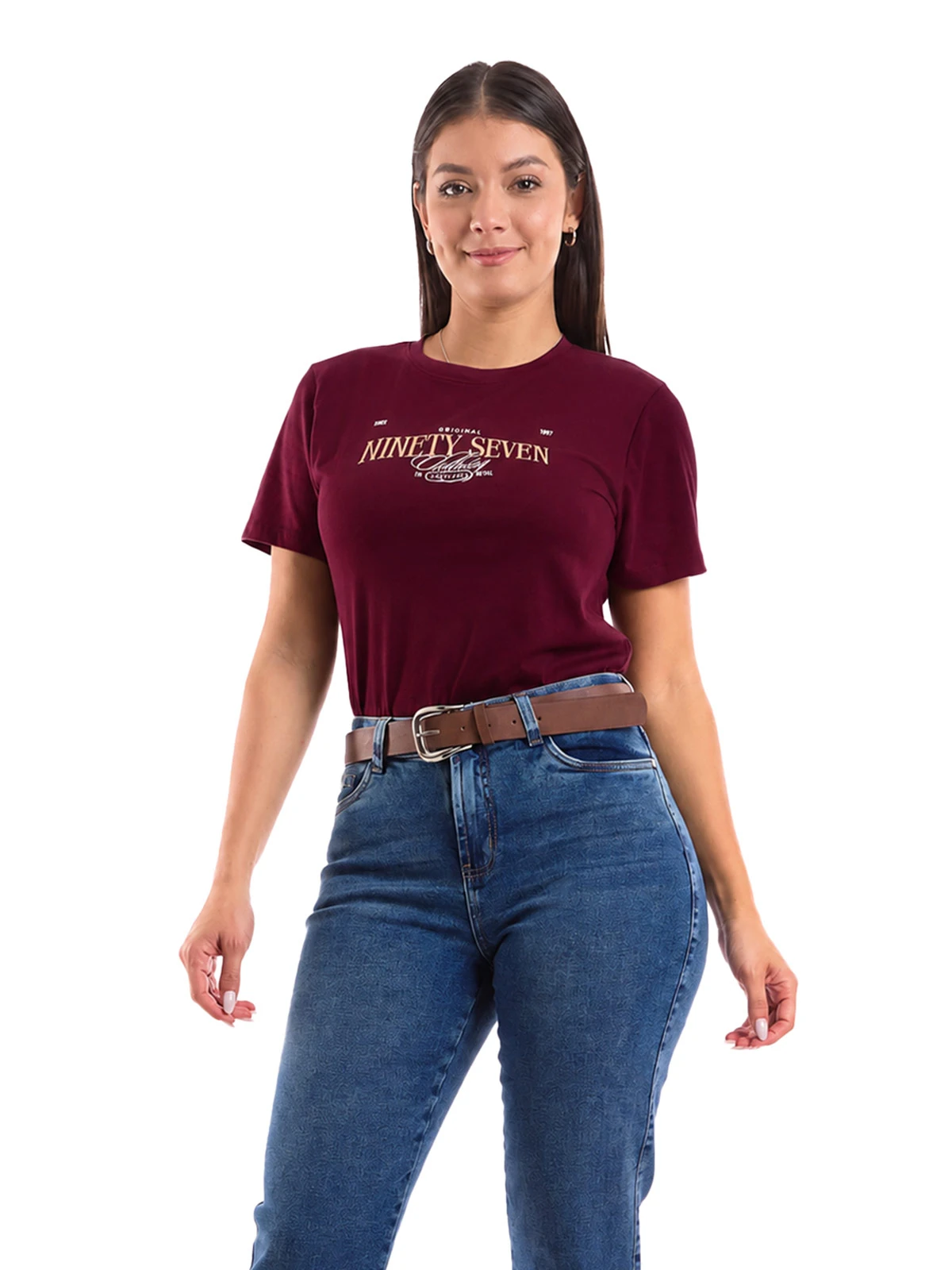 POLO MANGA CORTA ALGODÓN MUJER METAL JEANS SEVEN - 2