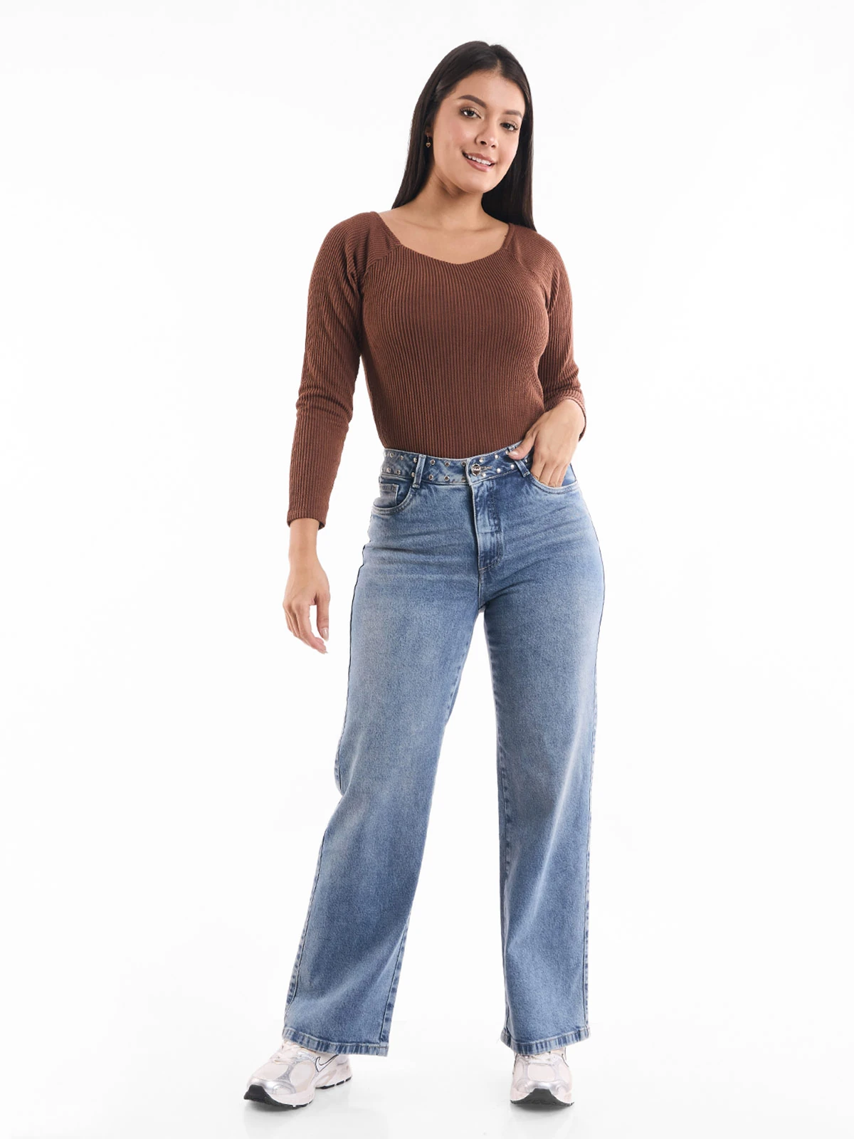 JEANS ALGODÓN REGULAR MUJER METAL JEANS TAMY - 1