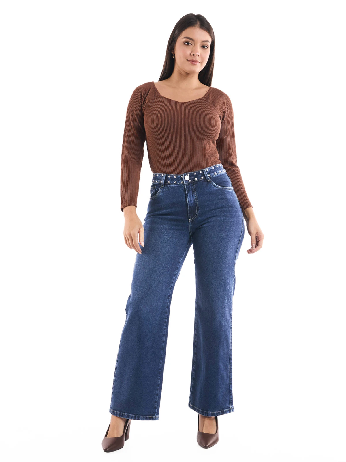 JEANS ALGODÓN REGULAR MUJER METAL JEANS TAMY - 1