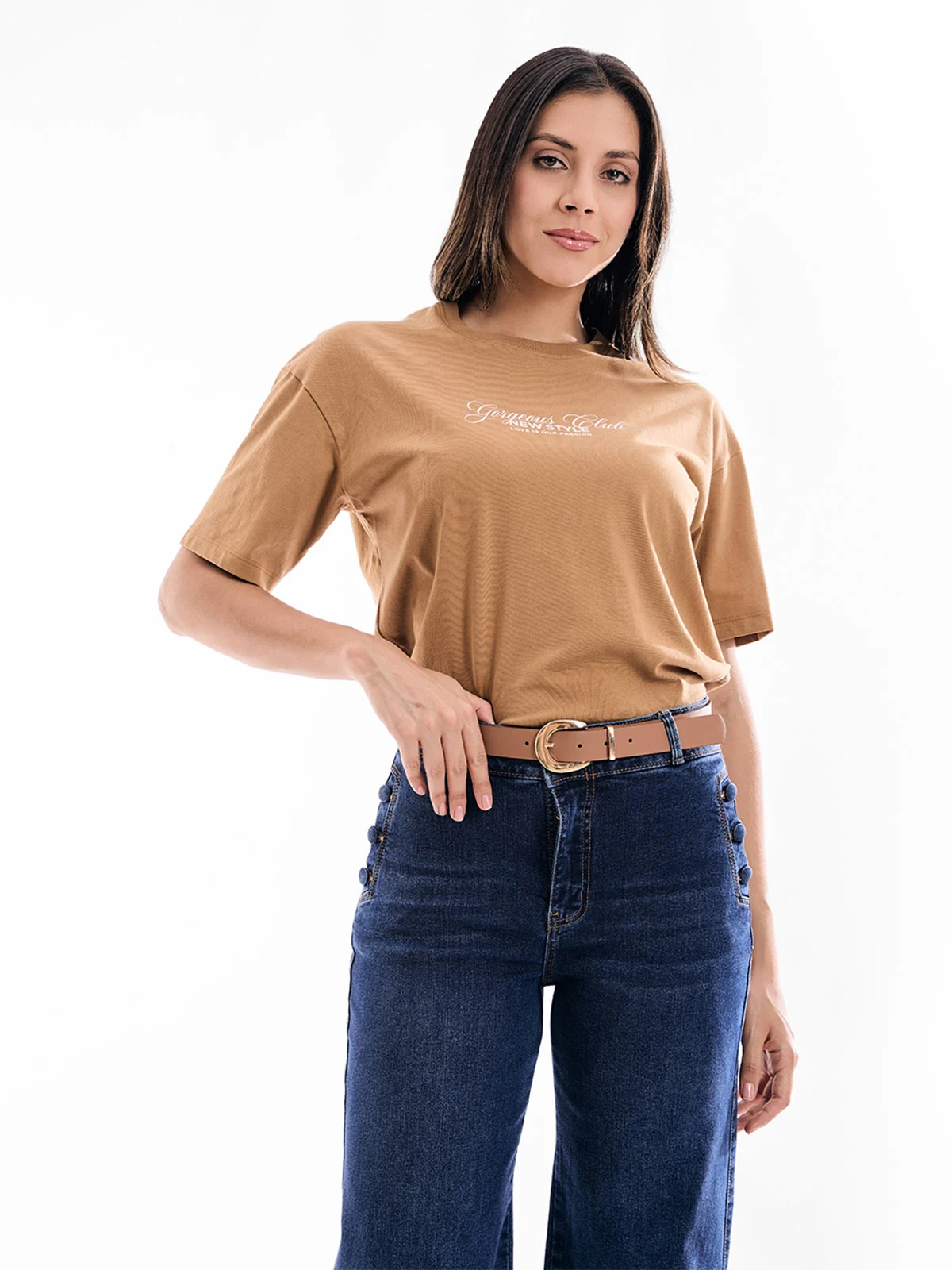 POLO MANGA CORTA ALGODÓN METAL JEANS KARLA - 2