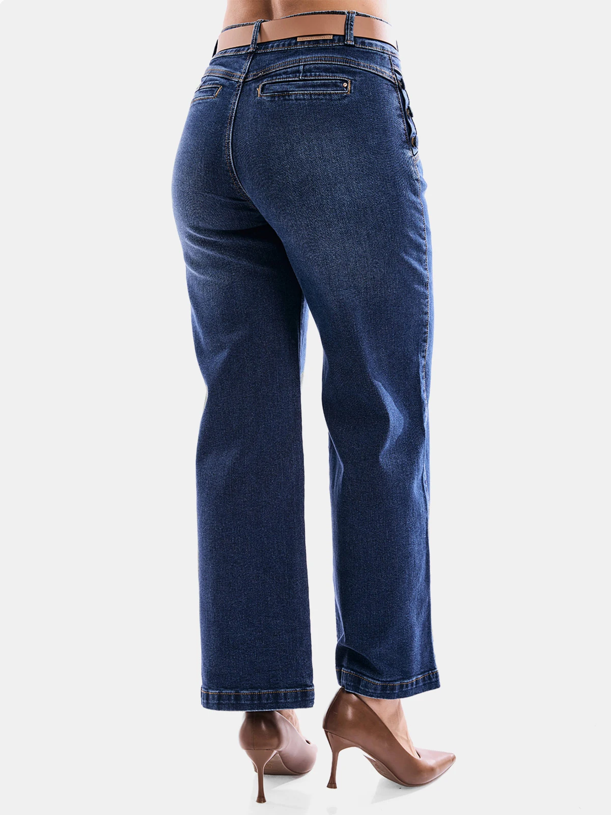 JEAN ALGODÓN WIDE LEG MUJER METAL JEANS CINDY - 2