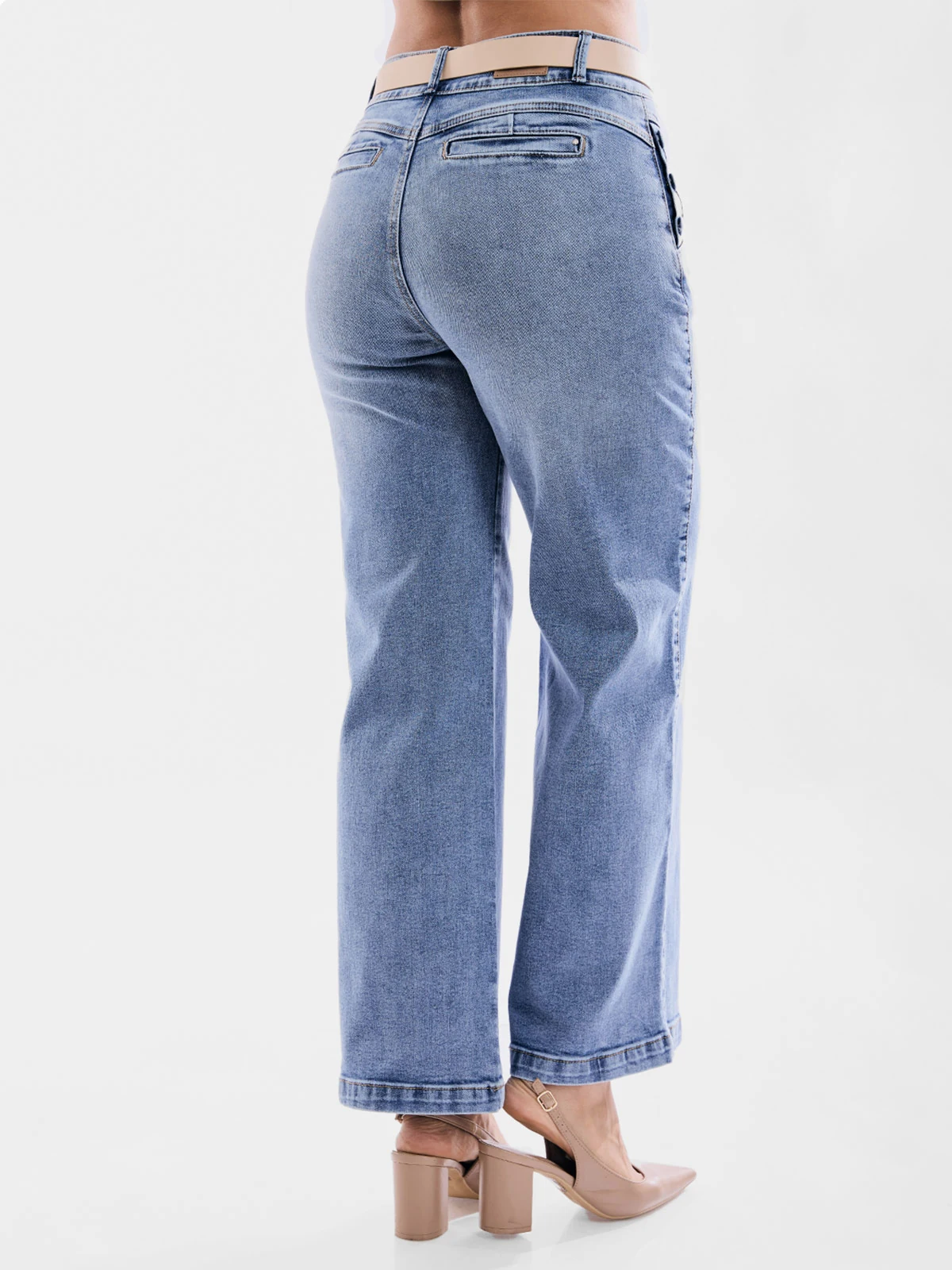 JEAN ALGODÓN WIDE LEG MUJER METAL JEANS CINDY - 3