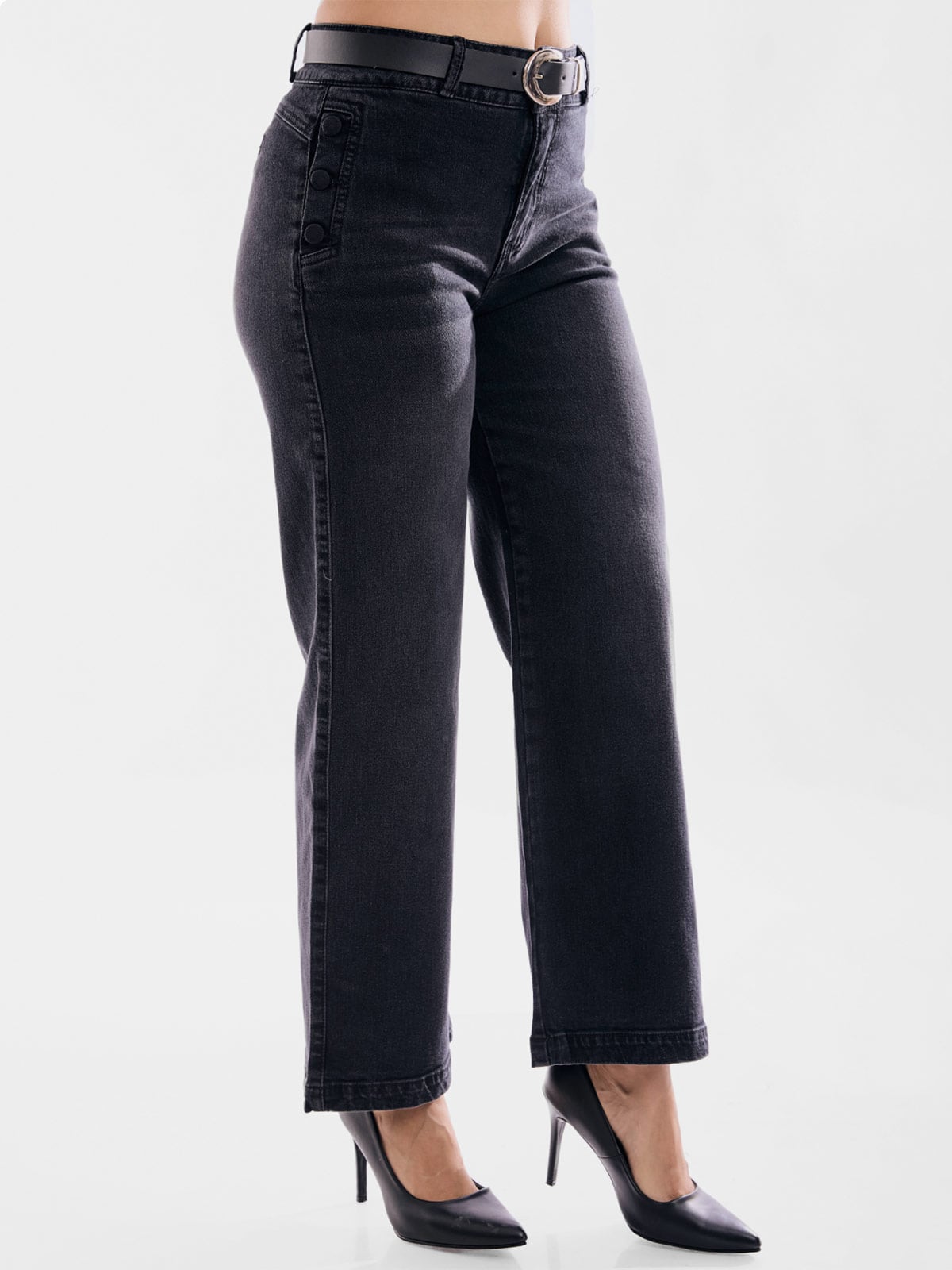 JEAN ALGODÓN WIDE LEG MUJER METAL JEANS CINDY - 5