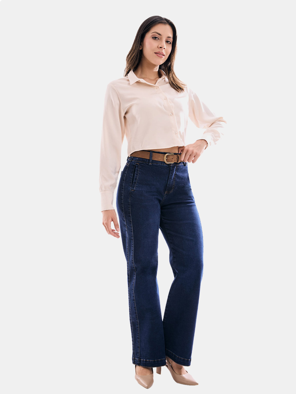 JEANAS ALGODÓN FLARE MUJER METAL JEANS PATRICIA - 1