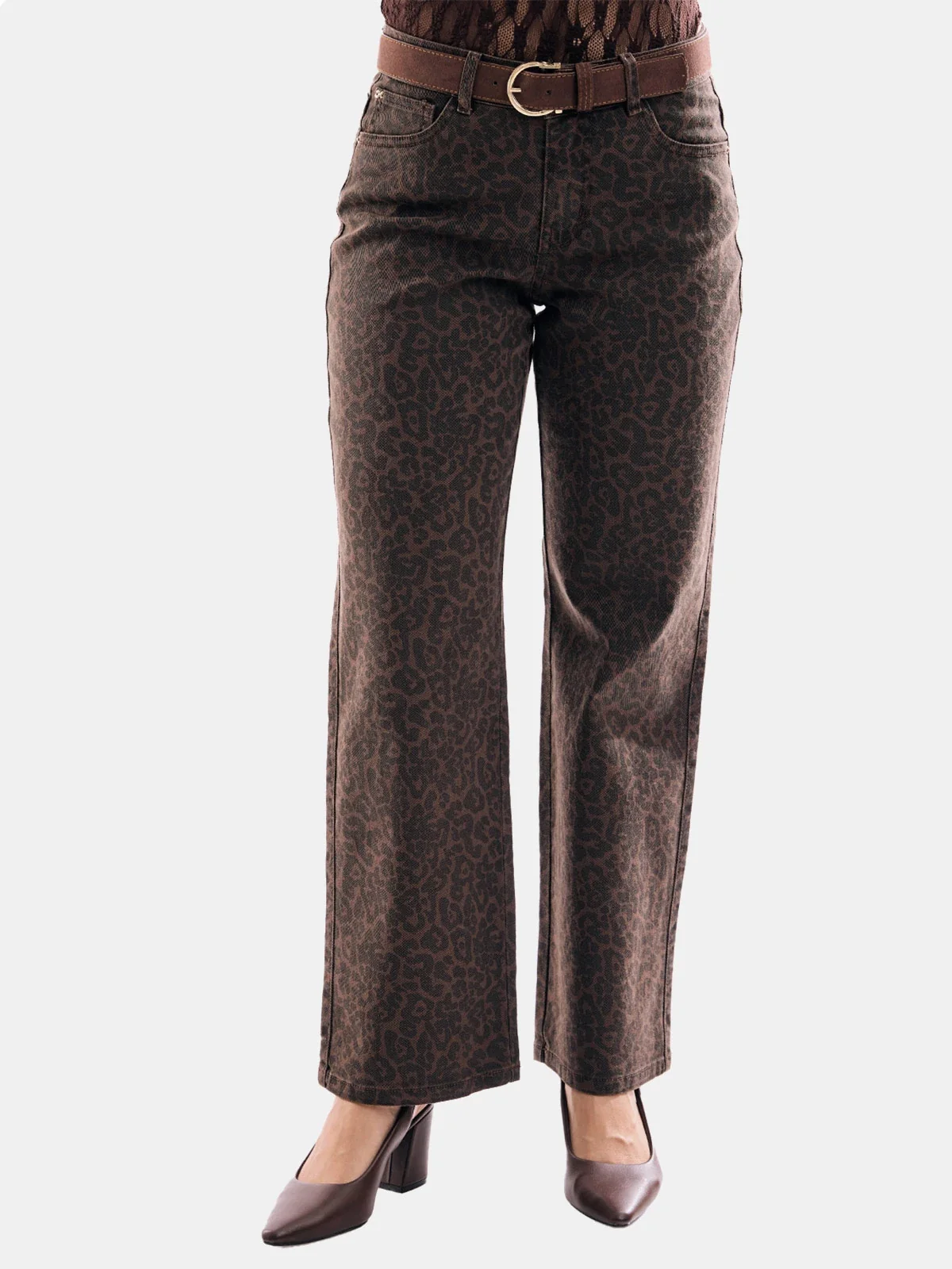 JEANS ALGODÓN REGULAR METAL JEANS LEOPARDO - 2