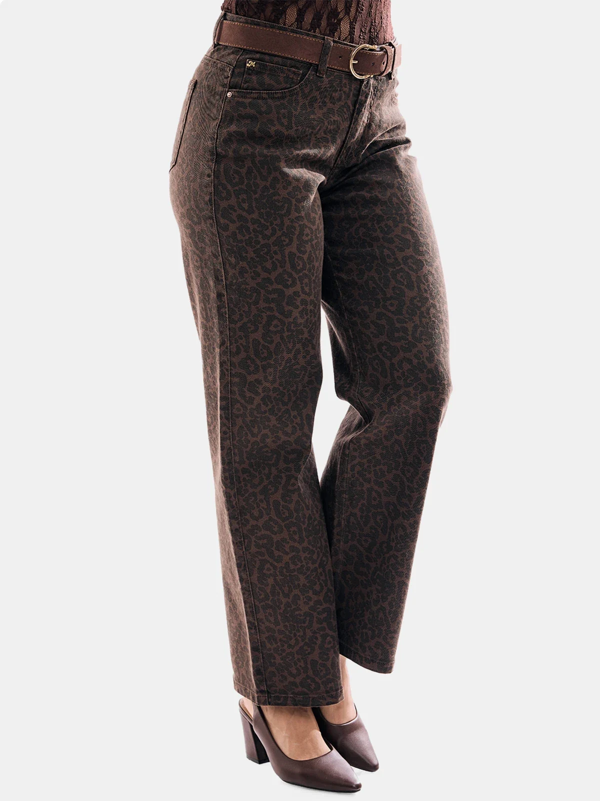 JEANS ALGODÓN REGULAR METAL JEANS LEOPARDO - 4