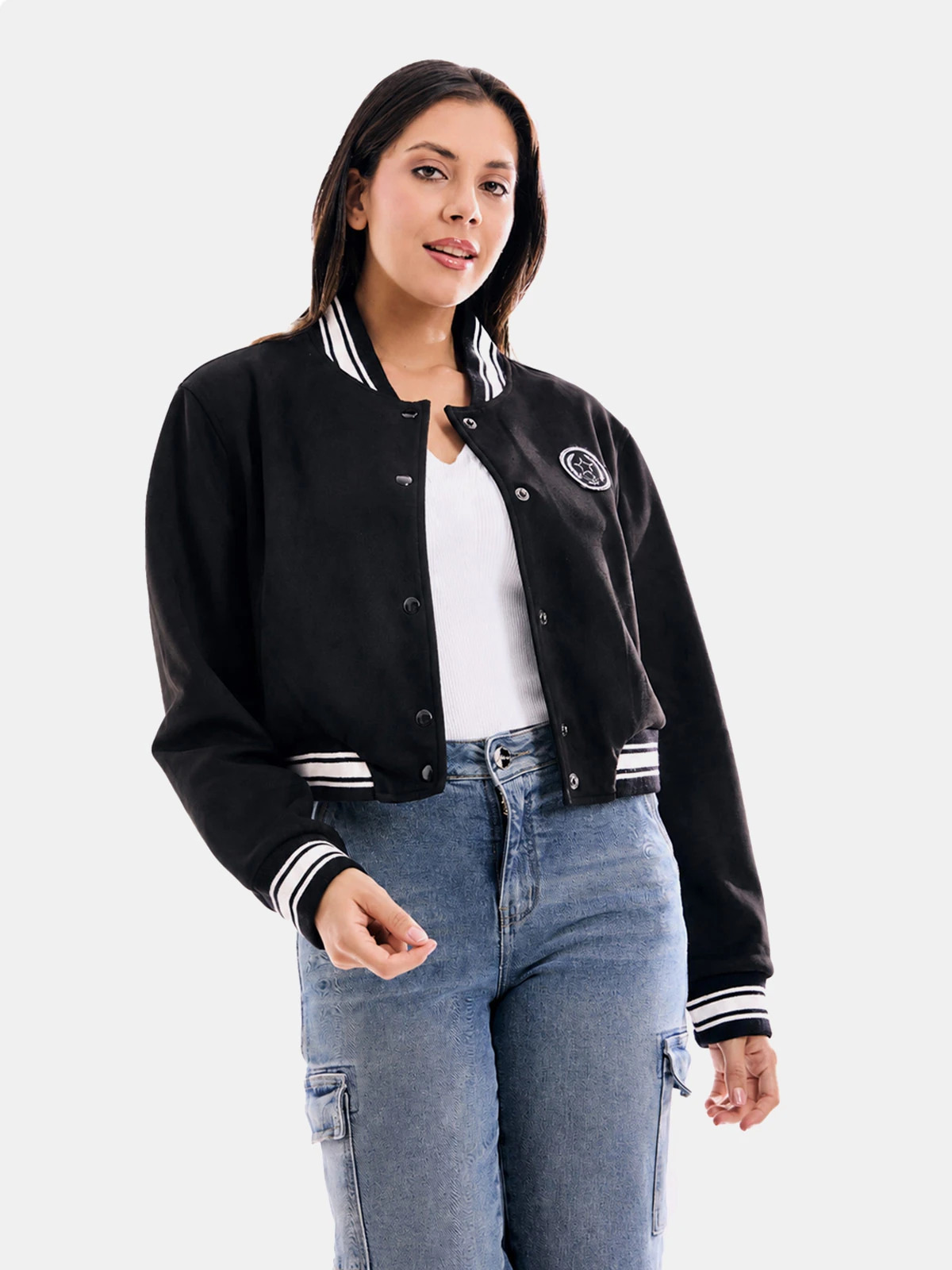 CASACA BOMBER MUJER METAL JEANS MERIDA - 1