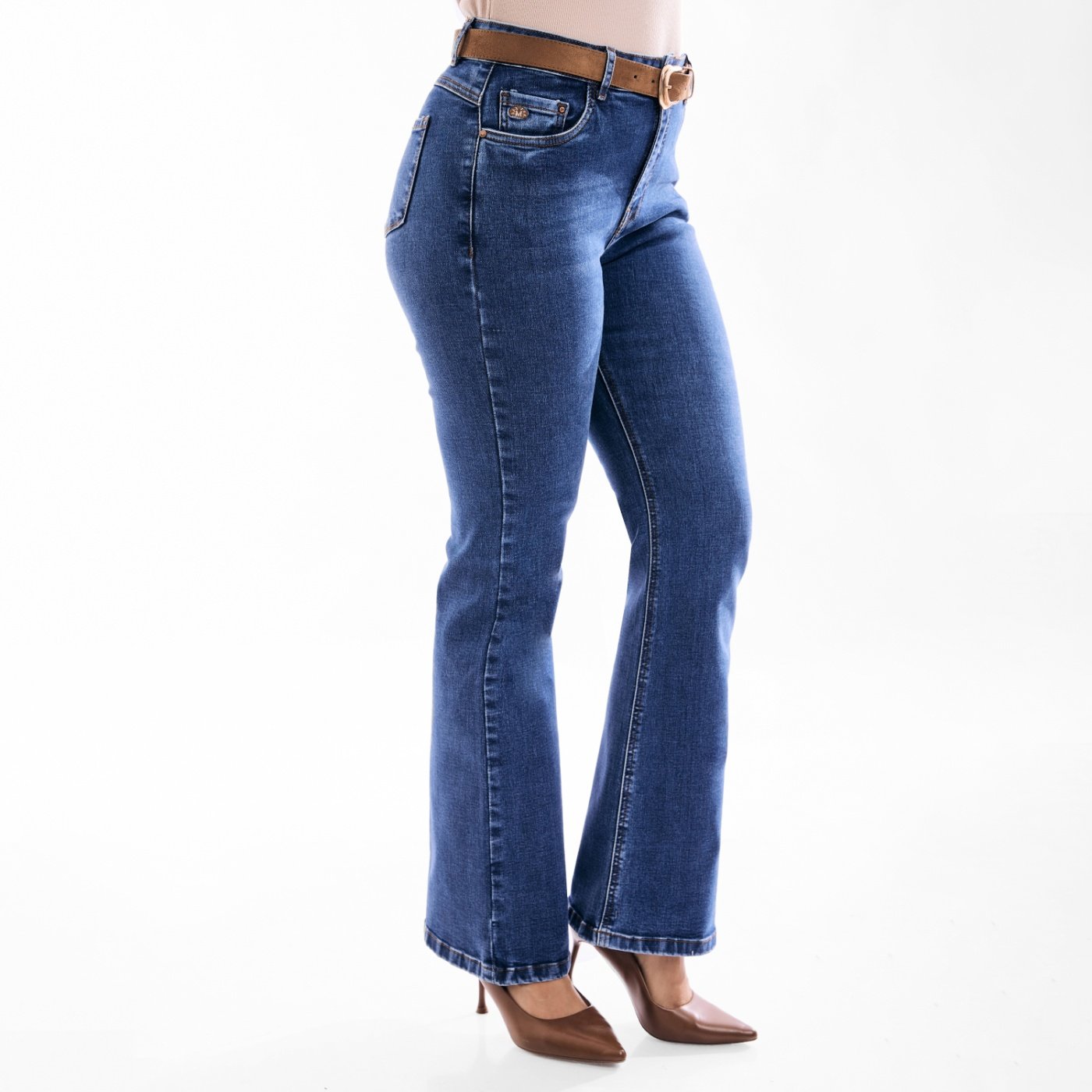 JEANS ALGODÓN FLARE MUJER METAL JEANS BEATRIZ - 2