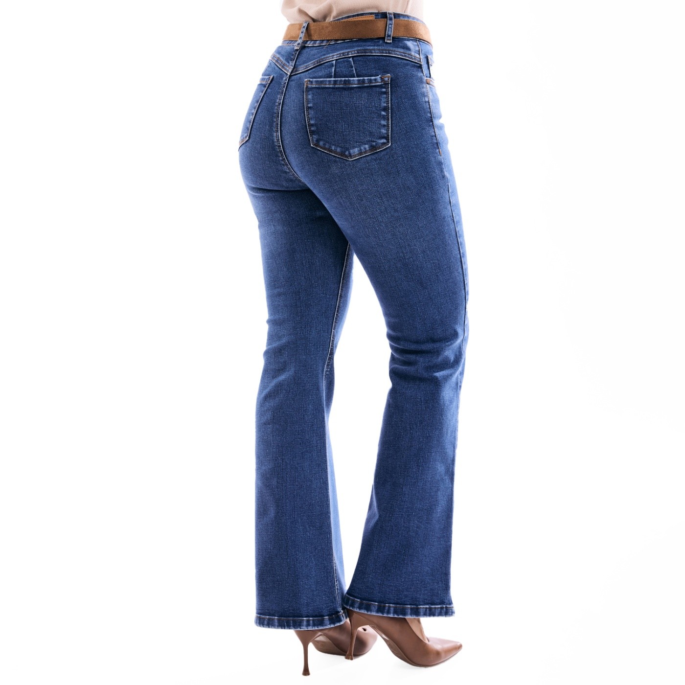 JEANS ALGODÓN FLARE MUJER METAL JEANS BEATRIZ - 3