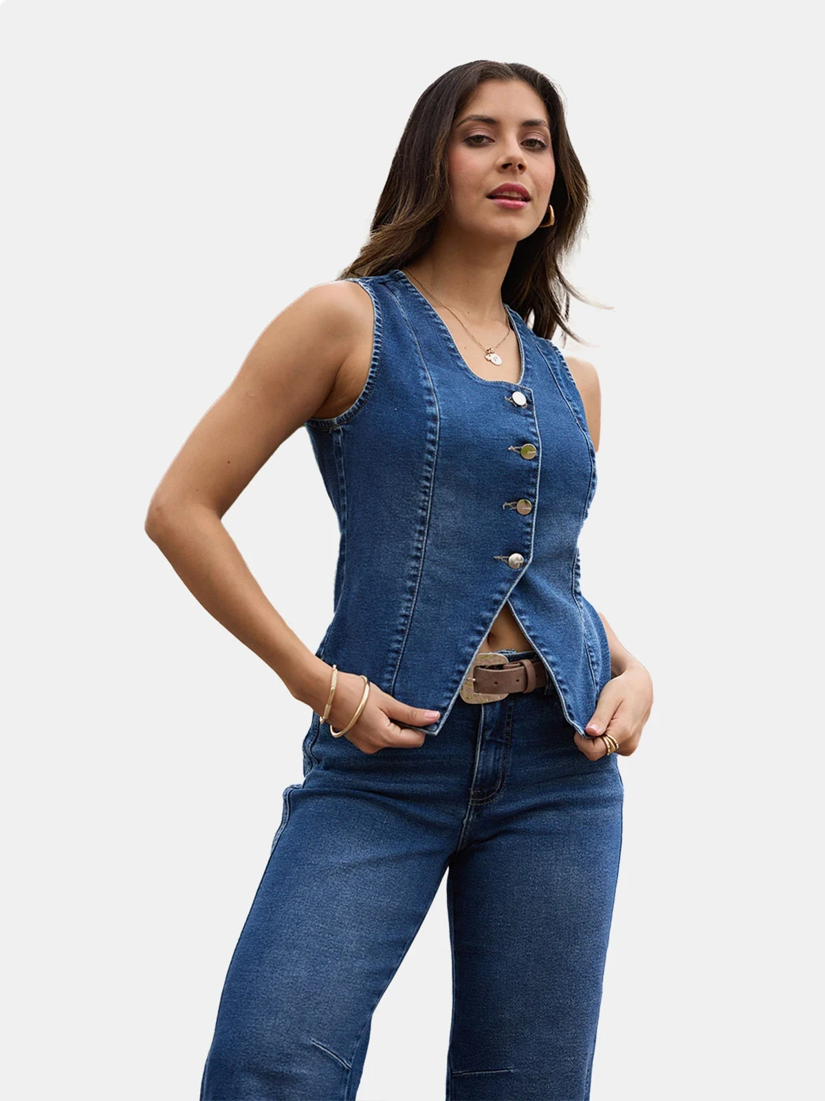 CHALECO SIN MANGAS MUJER METAL JEANS NAIROBI - 1