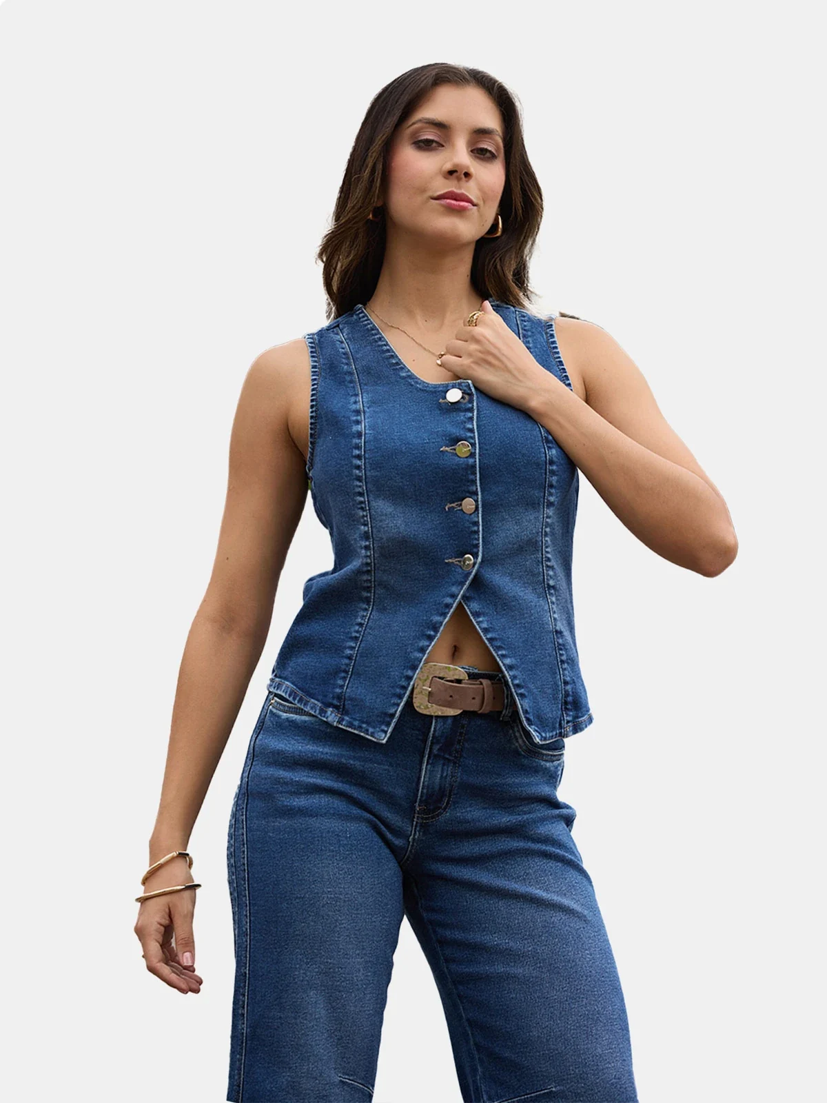 CHALECO SIN MANGAS MUJER METAL JEANS NAIROBI - 3