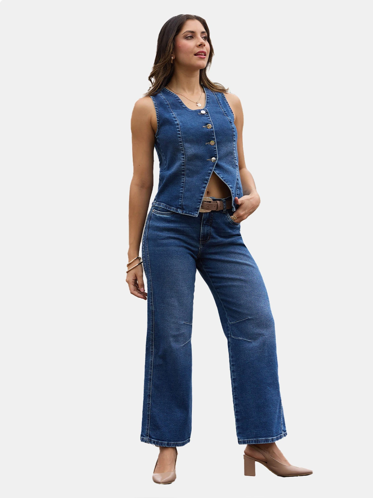 CHALECO SIN MANGAS MUJER METAL JEANS NAIROBI - 4