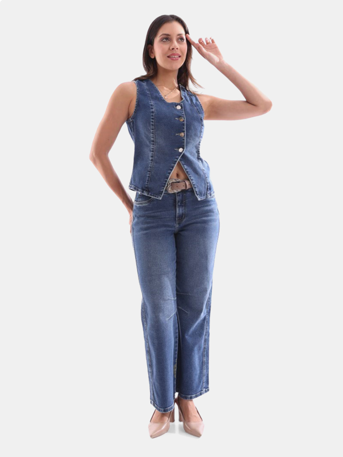 JEANS ALGODÓN REGULAR MUJER METAL JEANS NAIROBI - 1