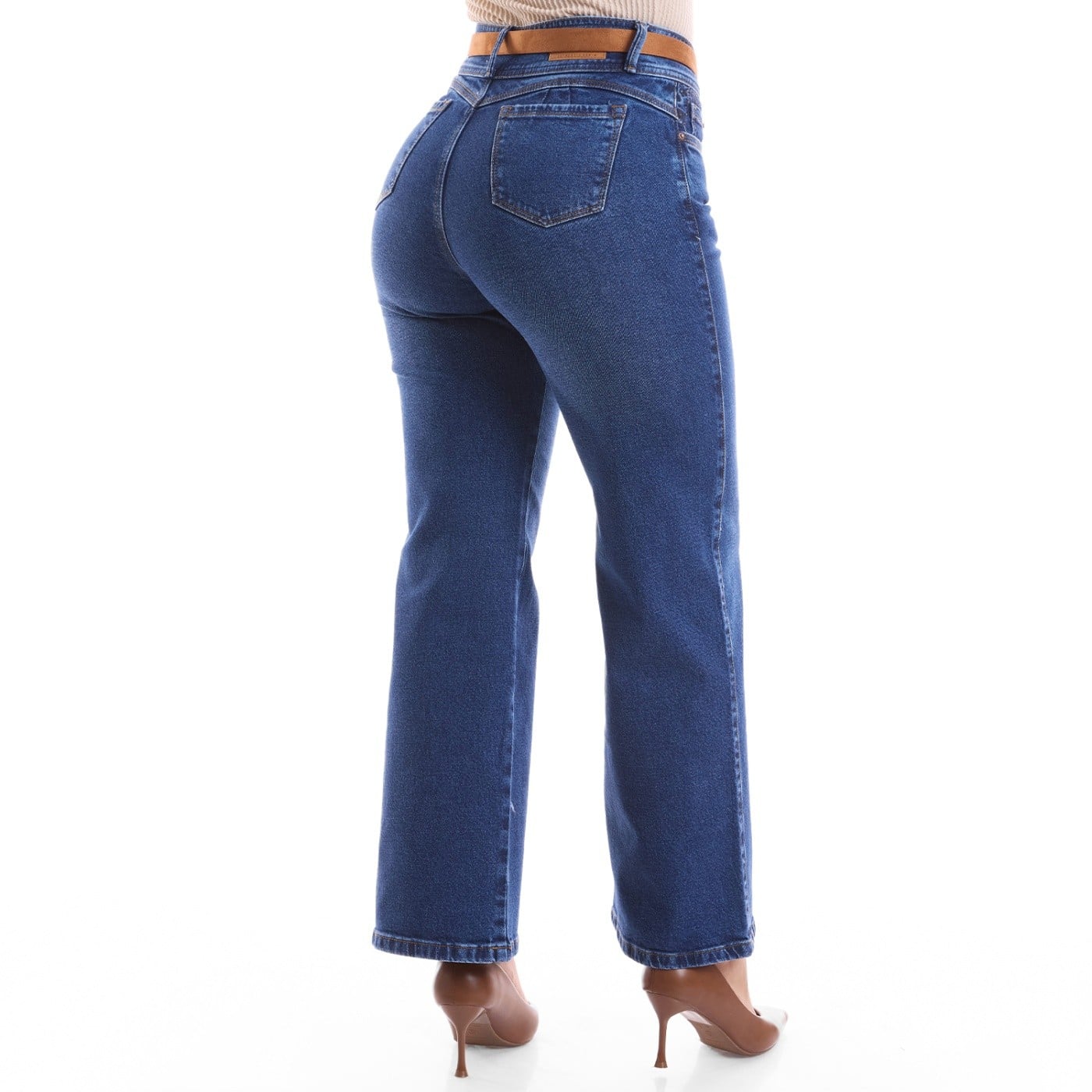 JEANS ALGODÓN WIDE LEG MUJER METAL JEANS BECKY - 5