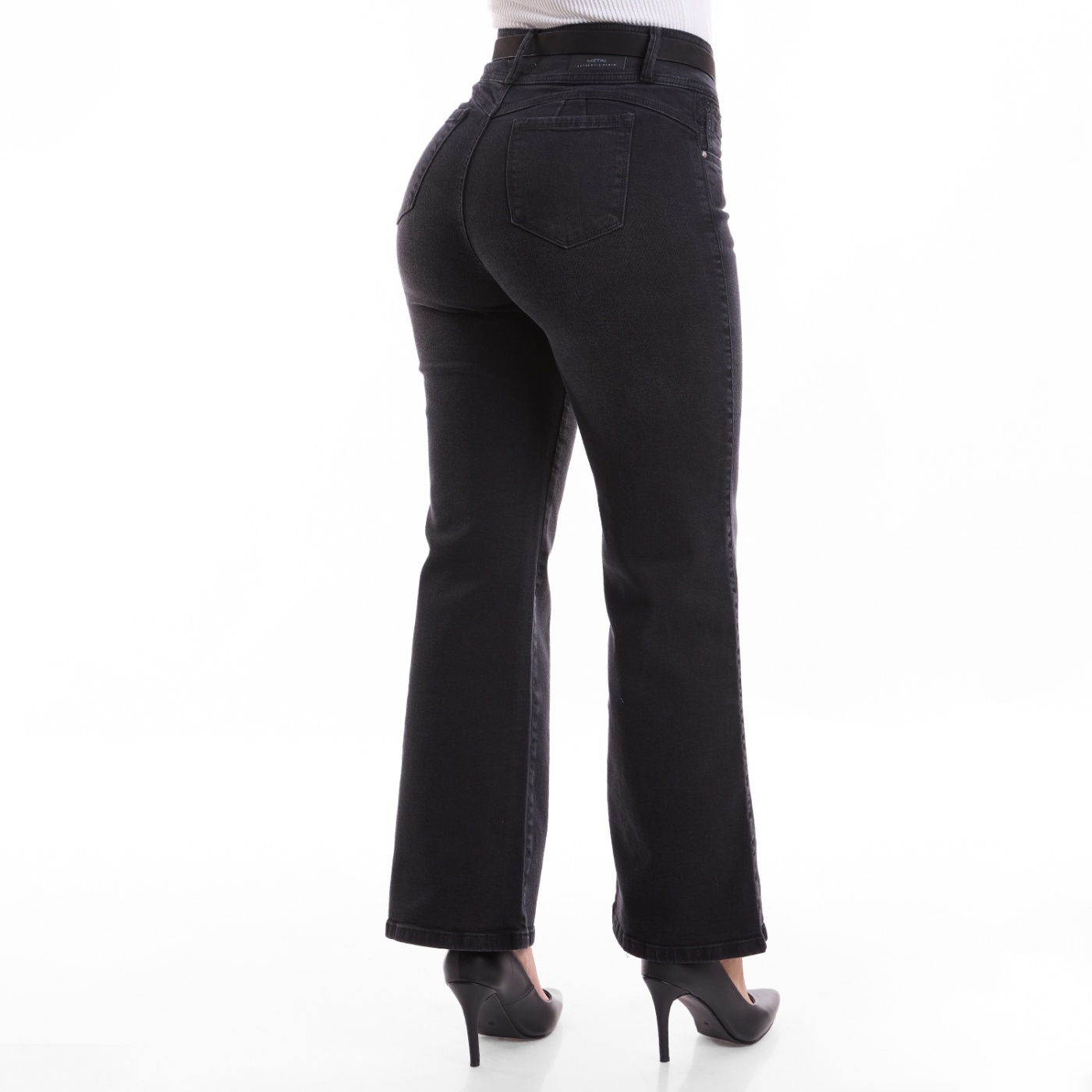 JEANS ALGODÓN WIDE LEG MUJER METAL JEANS BECKY - 5