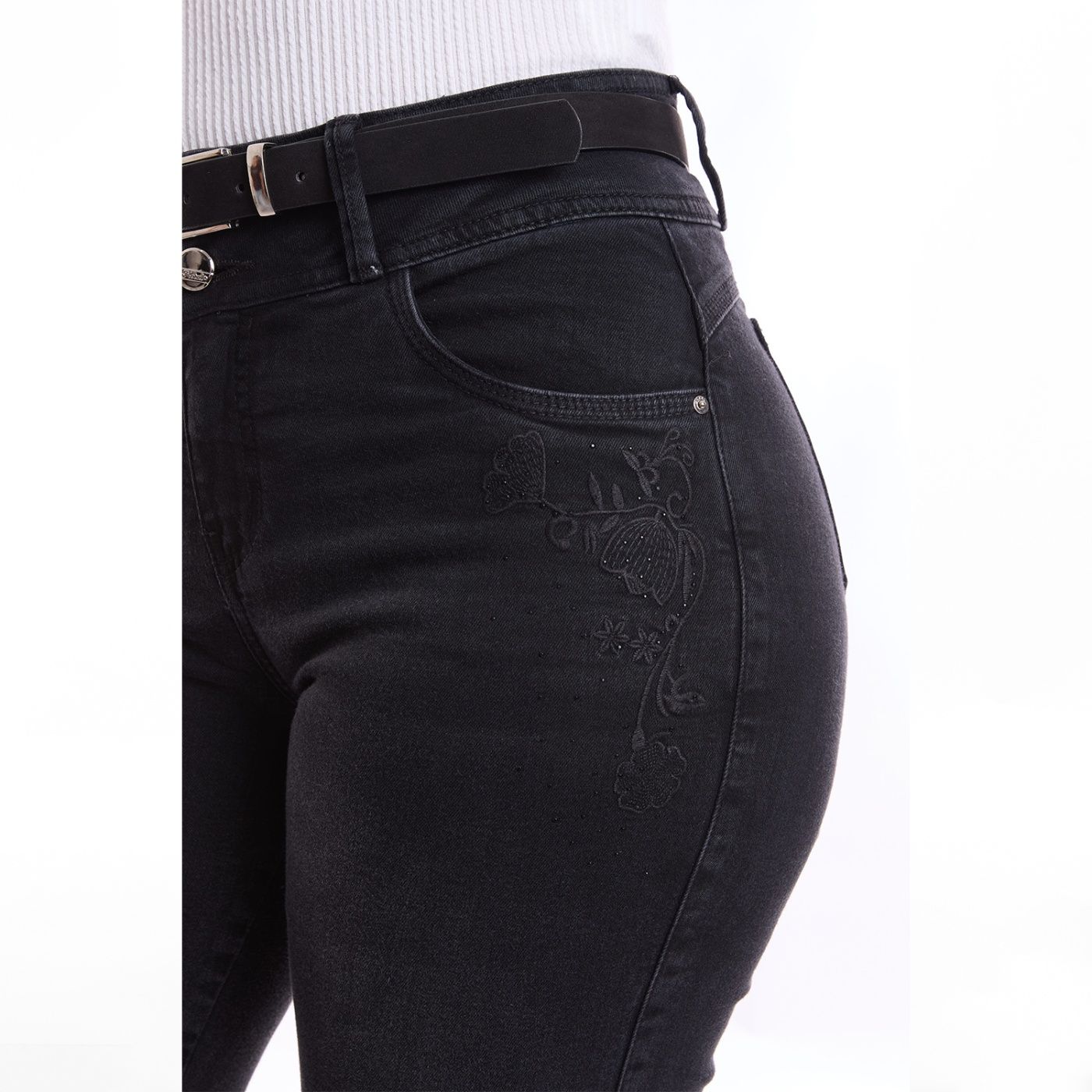 JEANS ALGODÓN WIDE LEG MUJER METAL JEANS BECKY - 6