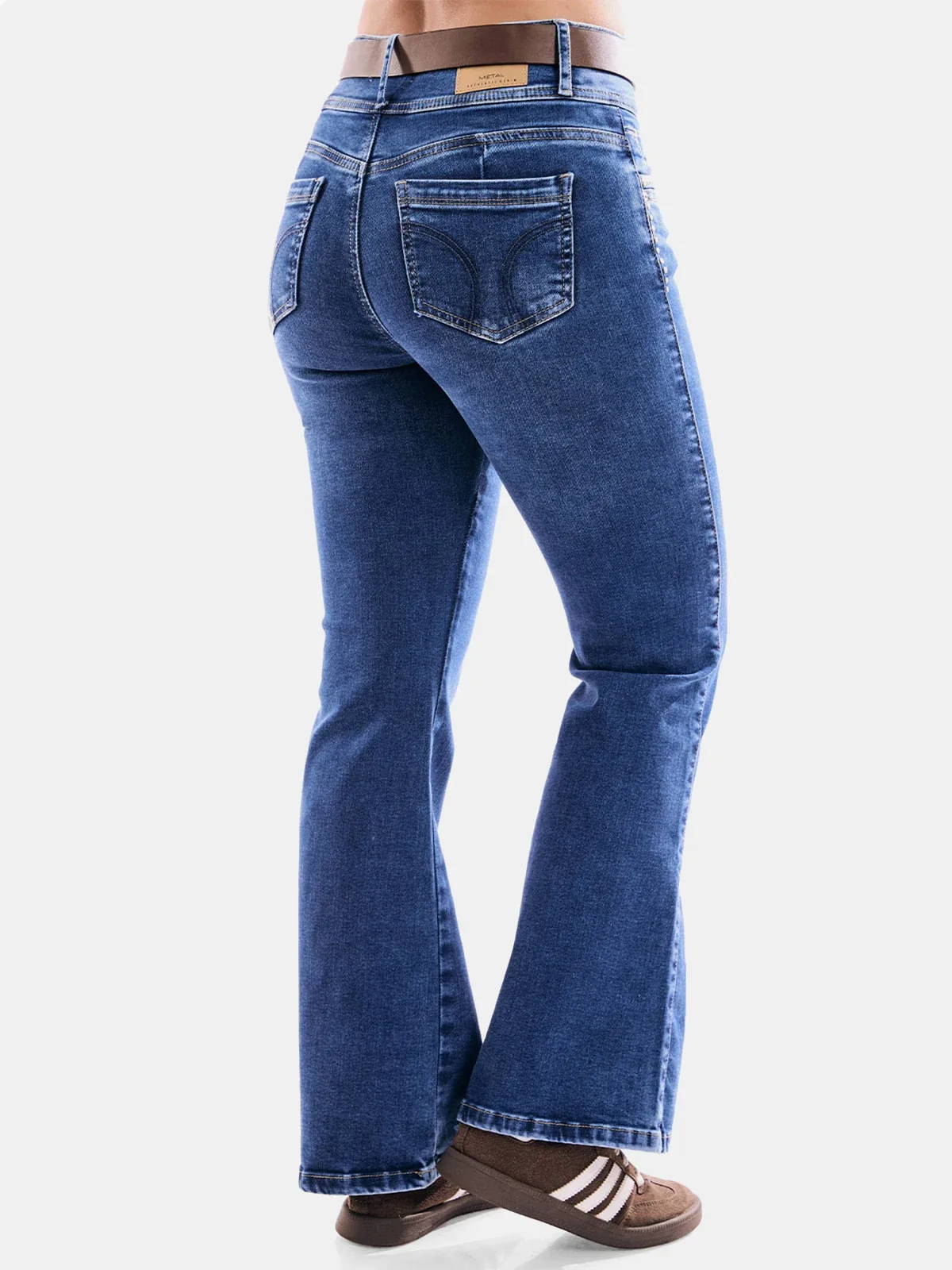 JEANS ALGODÓN FLARE MUJER METAL JEANS LIVERPOOL - 2