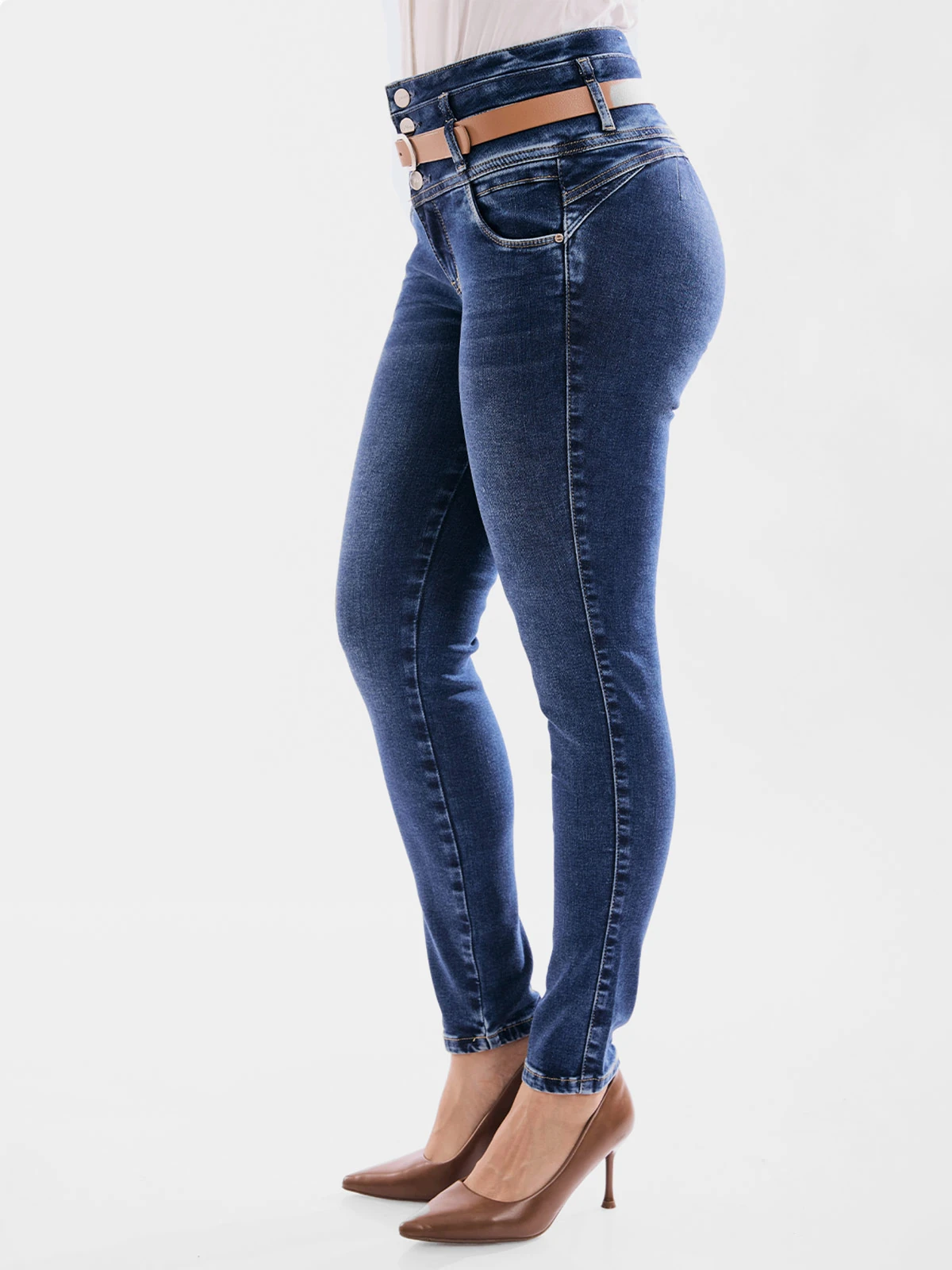 JEANS ALGODÓN SKINNY MUJER METAL JEANS HAMBURGO - 4