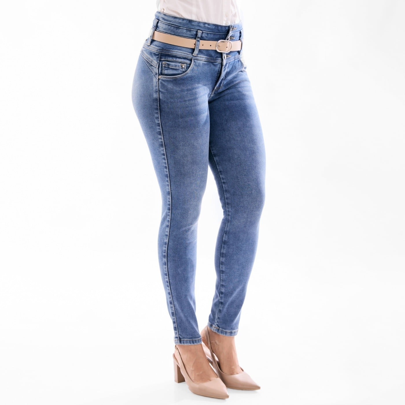 JEANS ALGODÓN SKINNY MUJER METAL JEANS HAMBURGO - 3