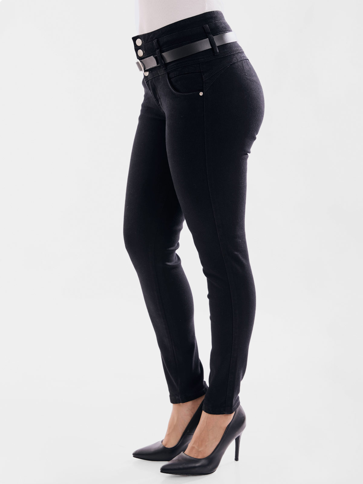 JEANS ALGODÓN SKINNY MUJER METAL JEANS HAMBURGO - 4