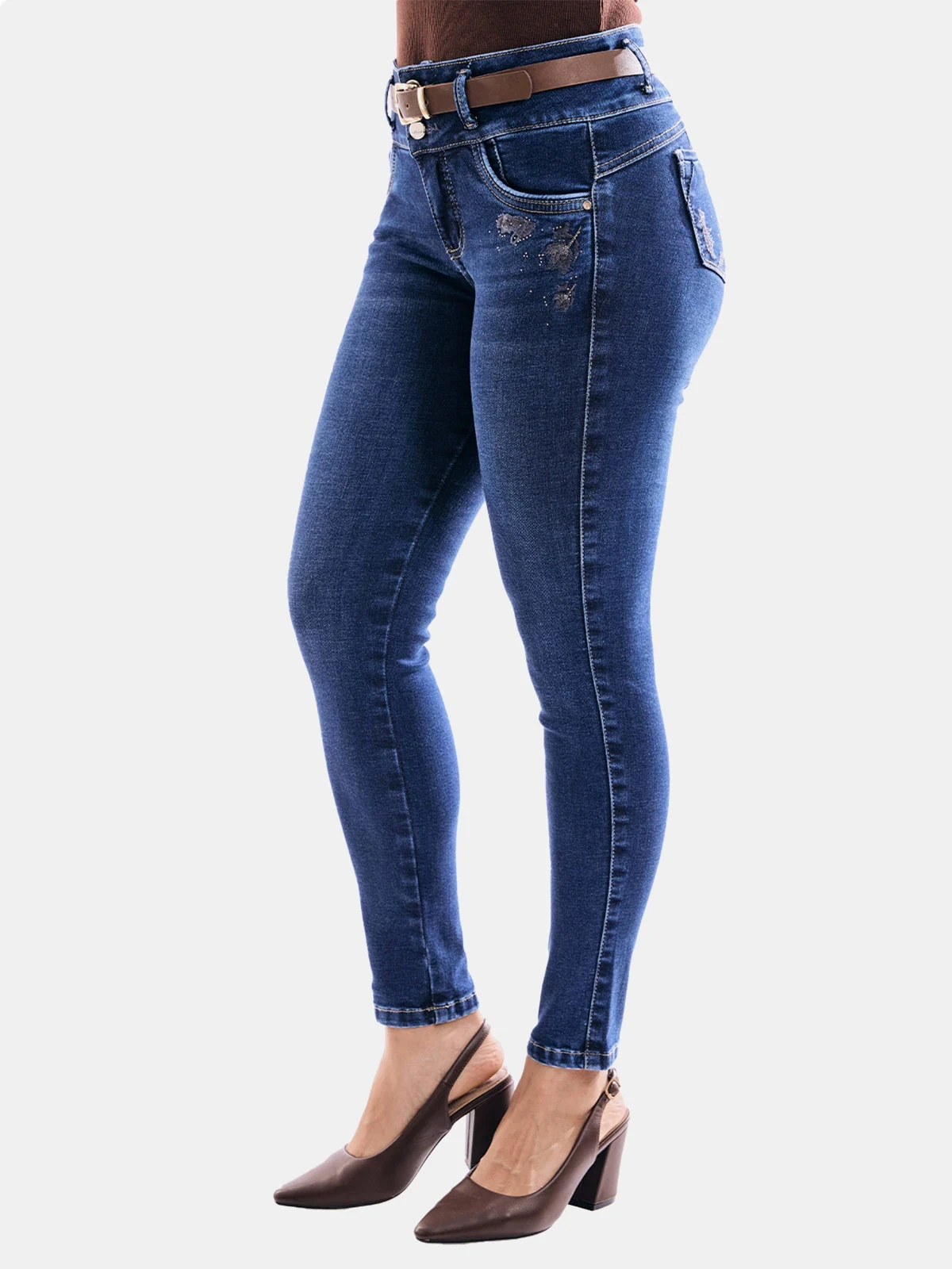 JEANS ALGODÓN SKINNY MUJER METAL JEANS JOVITA - 5
