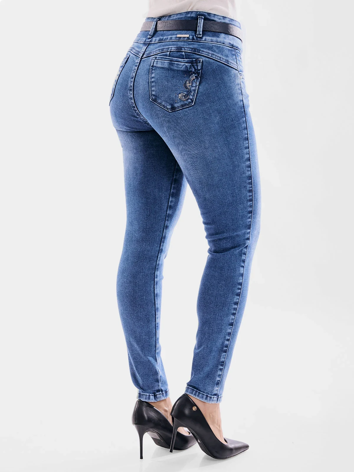 JEANS ALGODÓN SKINNY MUJER METAL JEANS JOVITA - 3