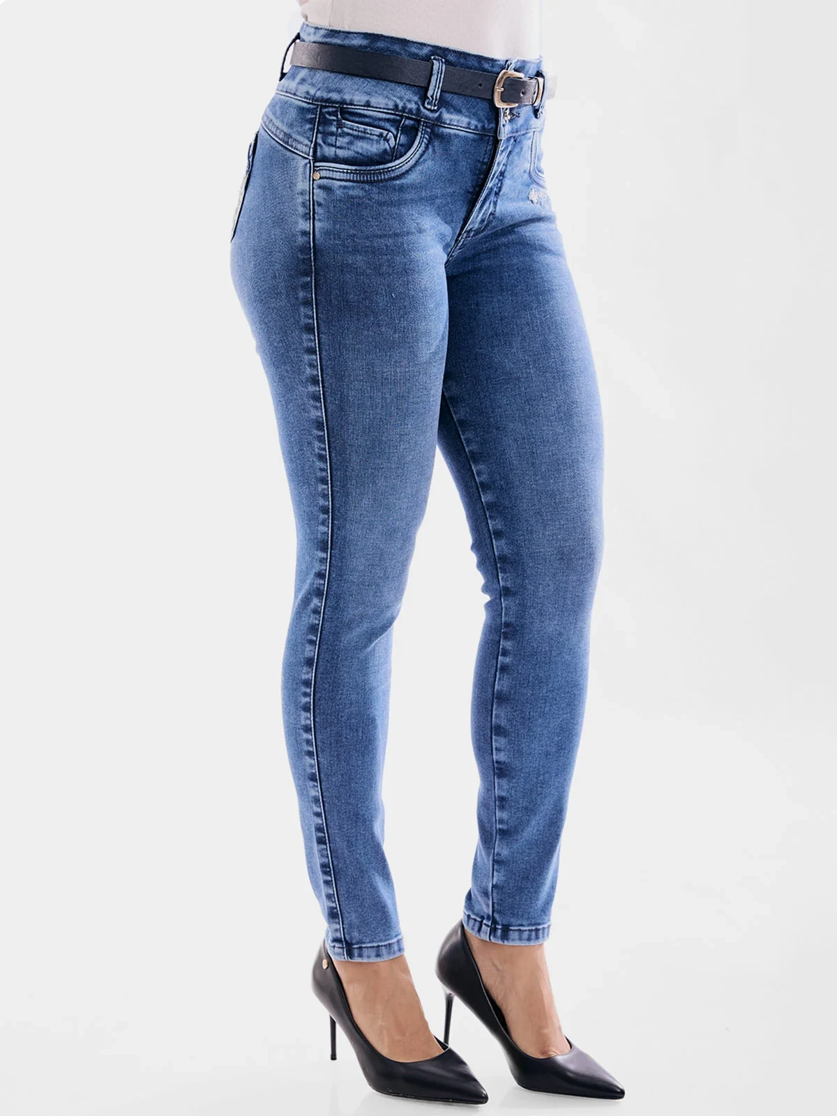 JEANS ALGODÓN SKINNY MUJER METAL JEANS JOVITA - 4